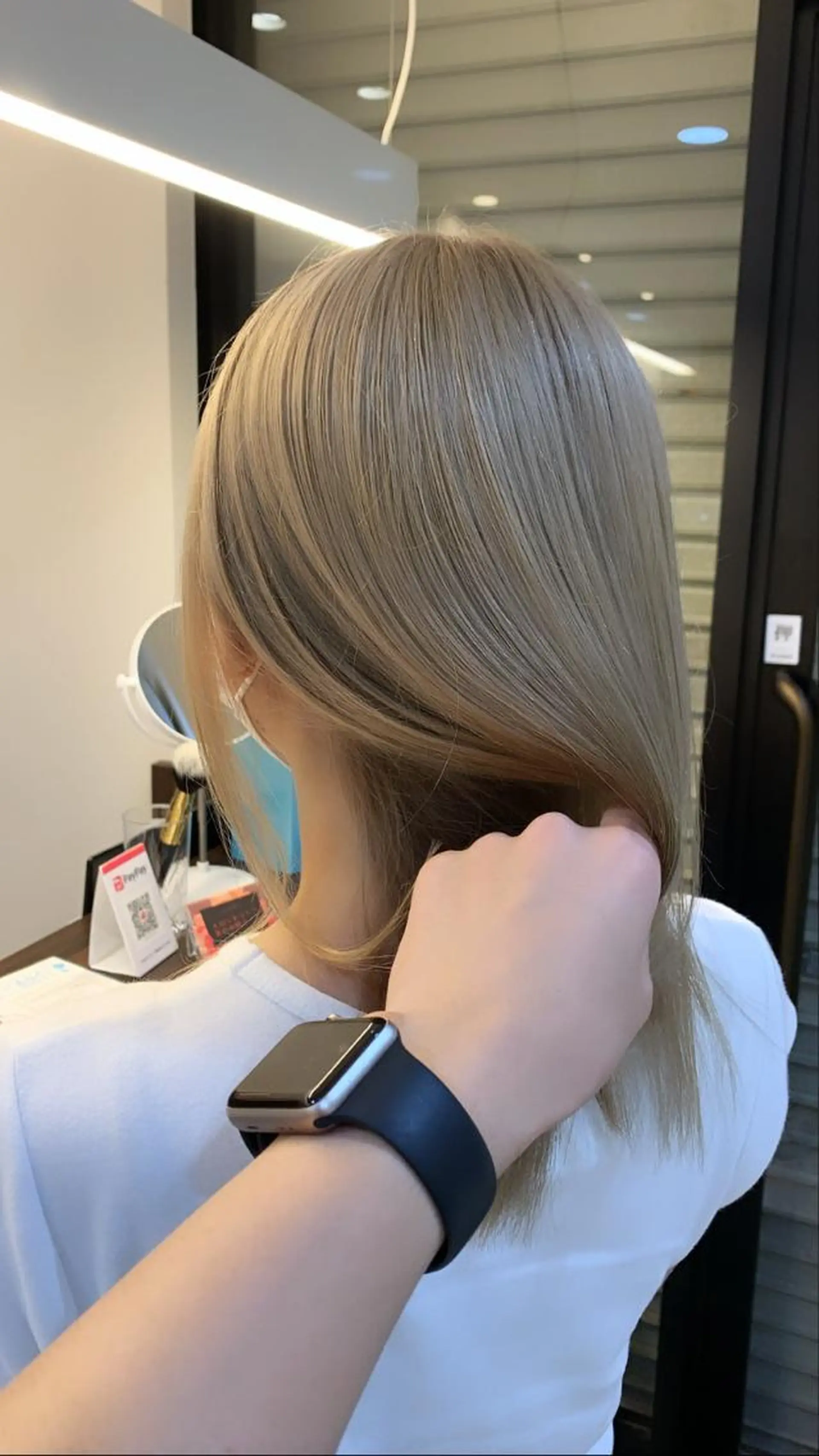 ミディアム GiseL 小倉所属・ジゼル小倉谷内尾祐音 ケアブリーチのヘアスタイル