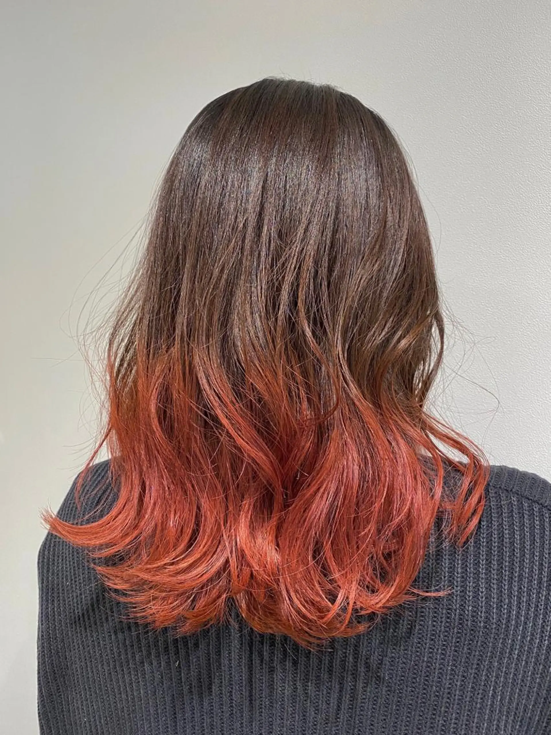 ミディアム カラー グラデーションカラー ヘアカラー トリートメント 過去一の柔髪ヘア 🌿IVYjoureのヘアスタイル