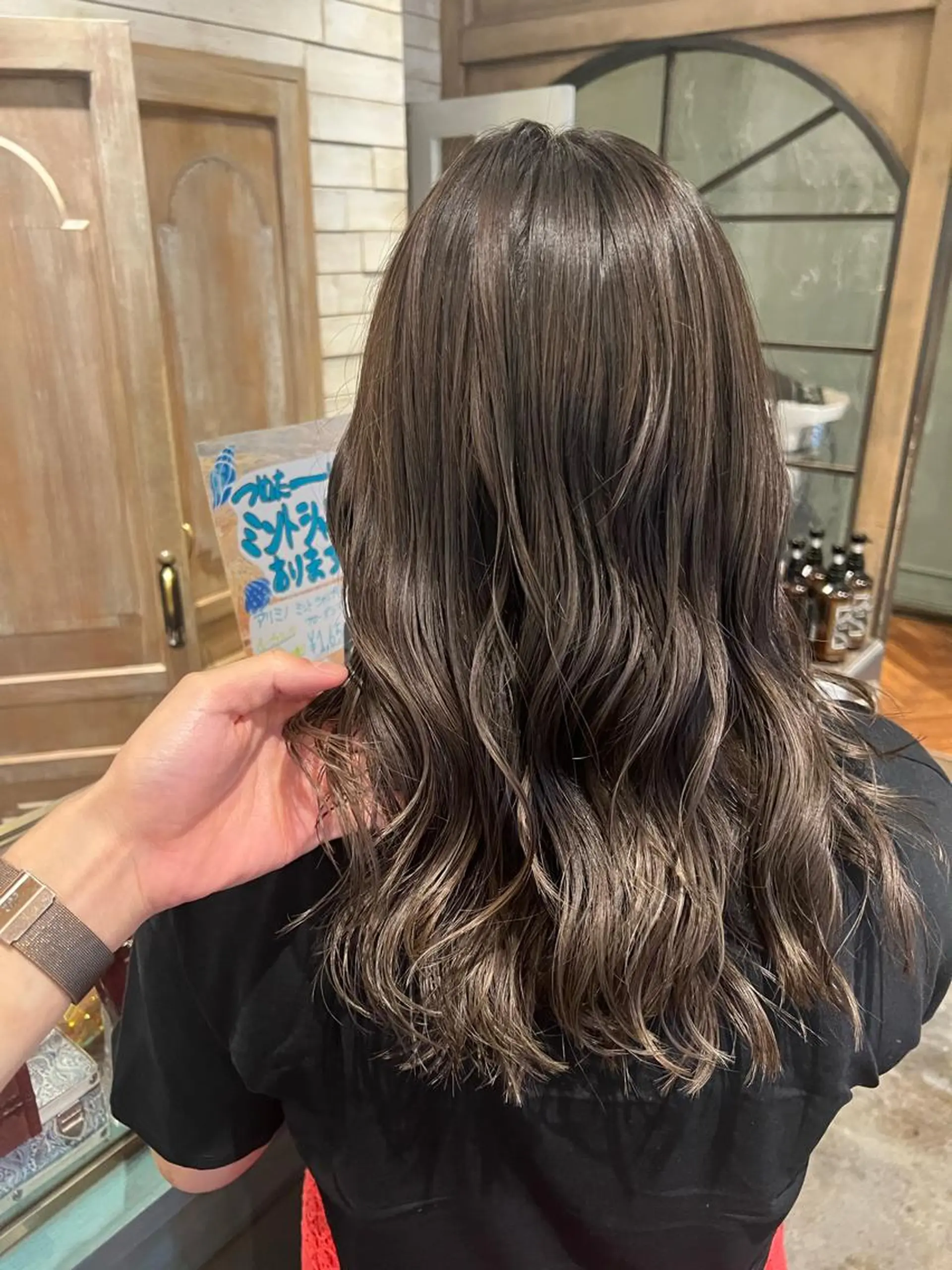 ロング カット ヘアカラー トリートメント ハイライト／レイヤー 木下翔太のヘアスタイル