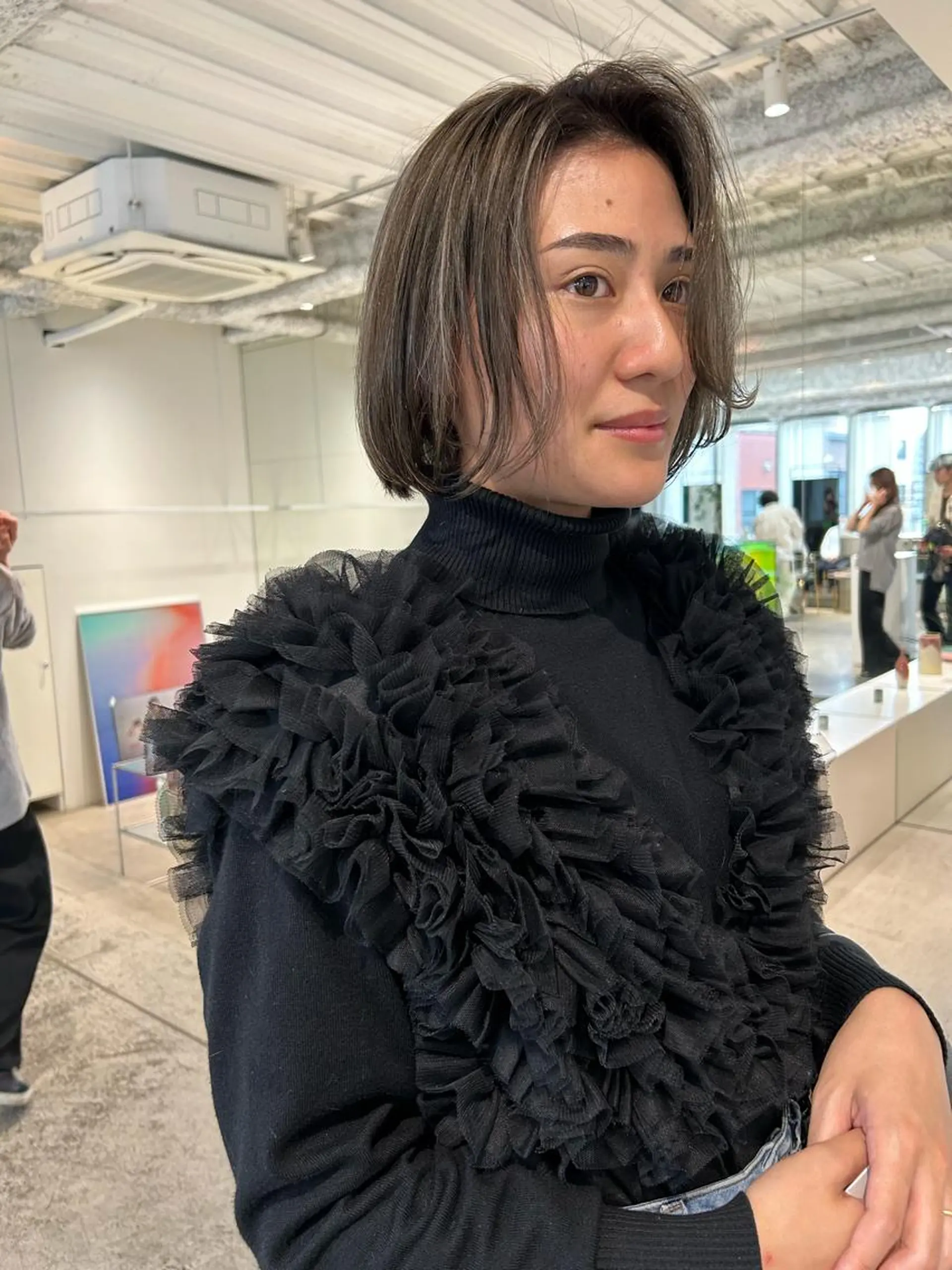 ミディアム ヘアカラー トリートメント STAN WOOD所属・似合わせcut 🔥yutakaのヘアスタイル