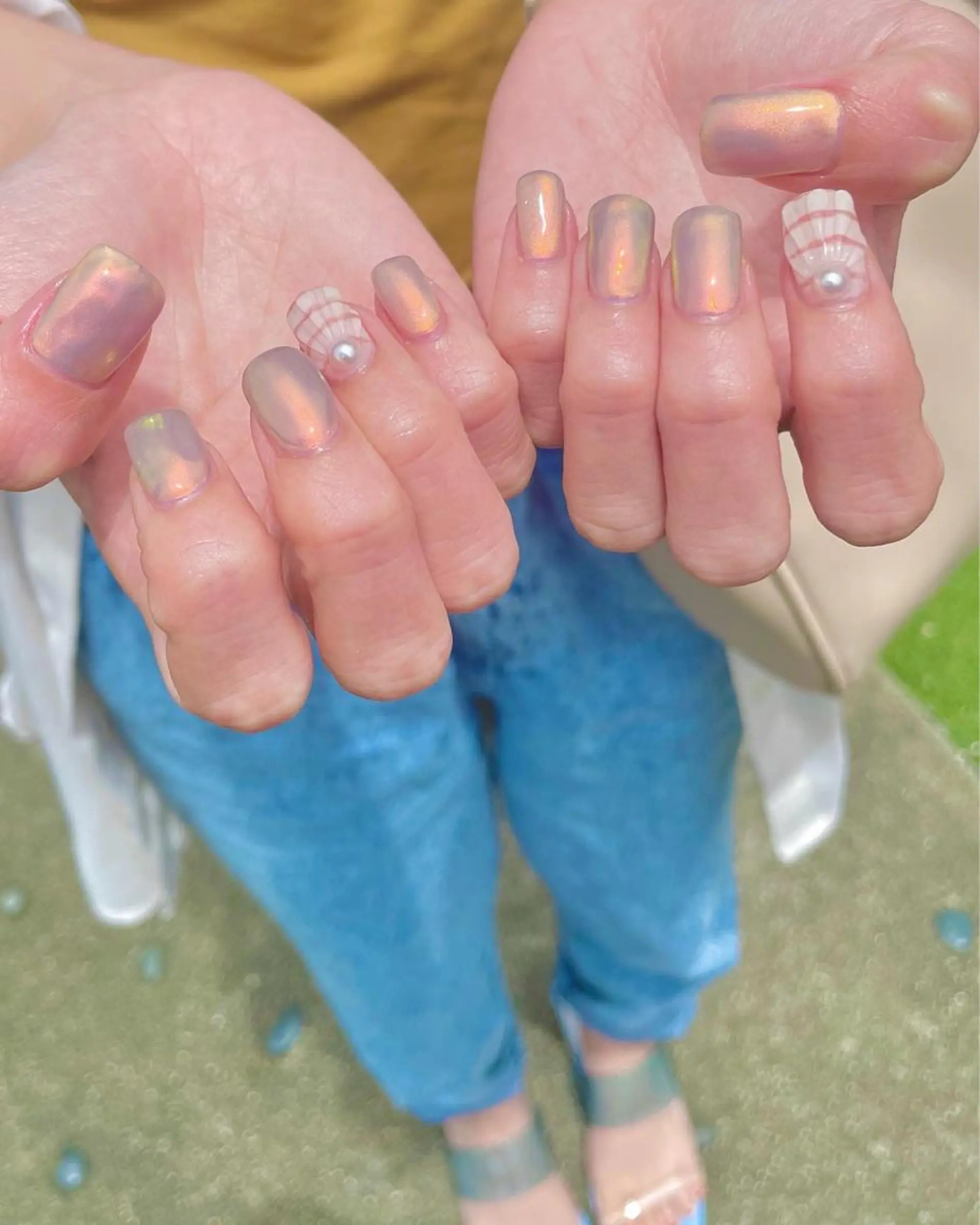 ネイル 持ち込み 加瀬 アンジェリーのネイルデザイン