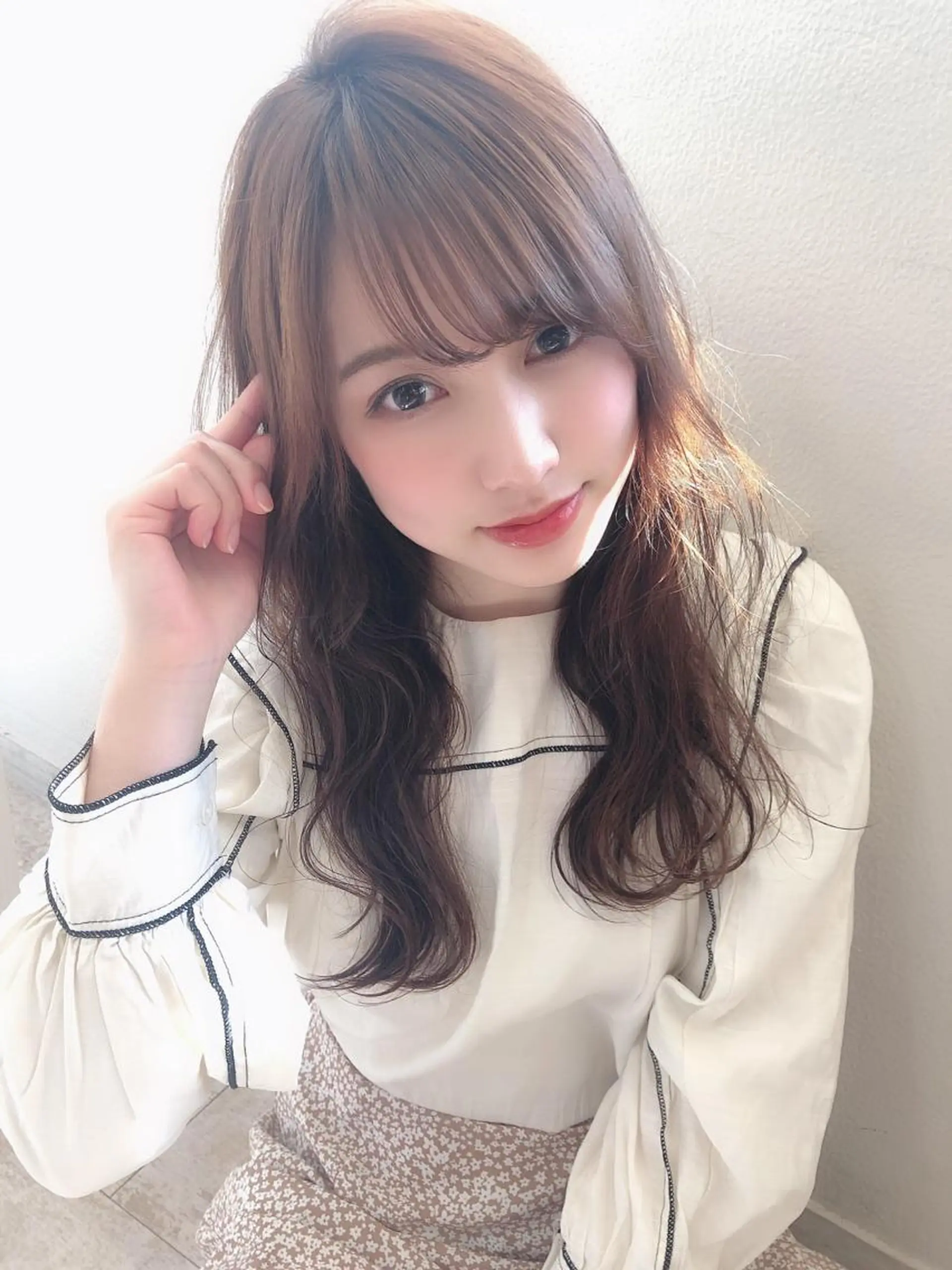 セミロング カット ヘアカラー PLATINA所属・上田 ヒロツグのヘアスタイル