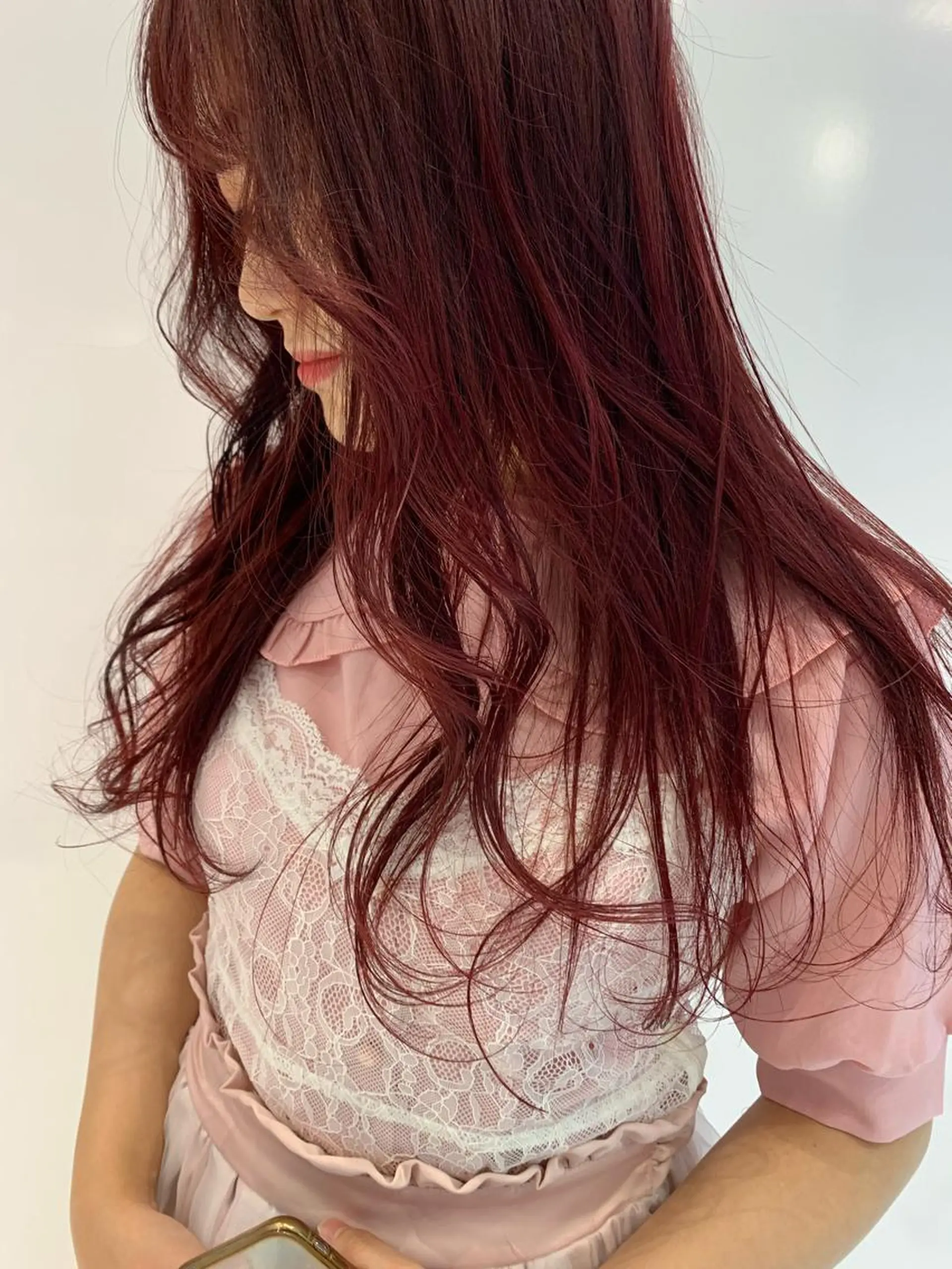 ロング カラー ハッシュカット/ハイ トーン/MANAMIのヘアスタイル