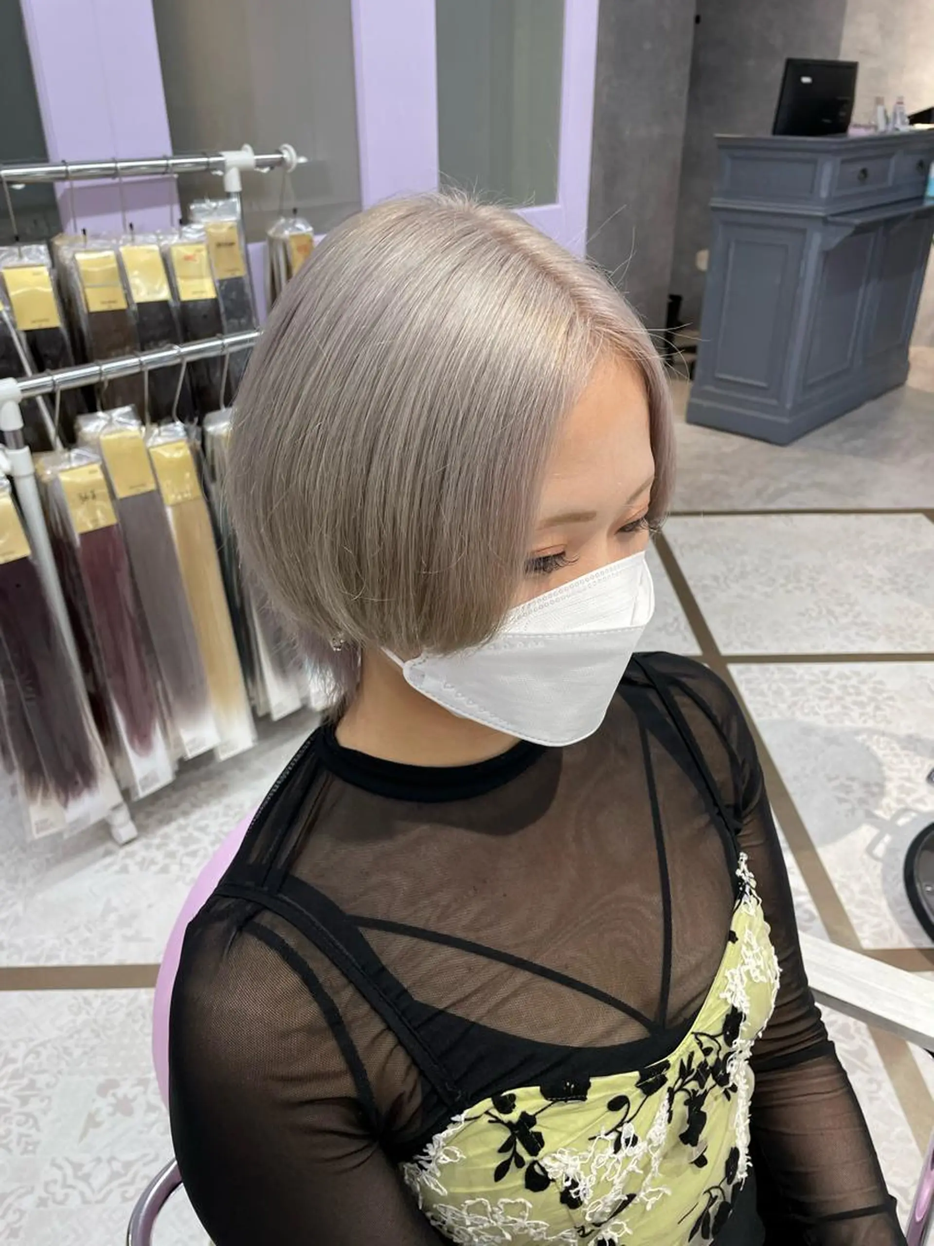 ショート Cielro【 シェイロ 】所属・Cielro/ダブル カラー/西田咲希のヘアスタイル