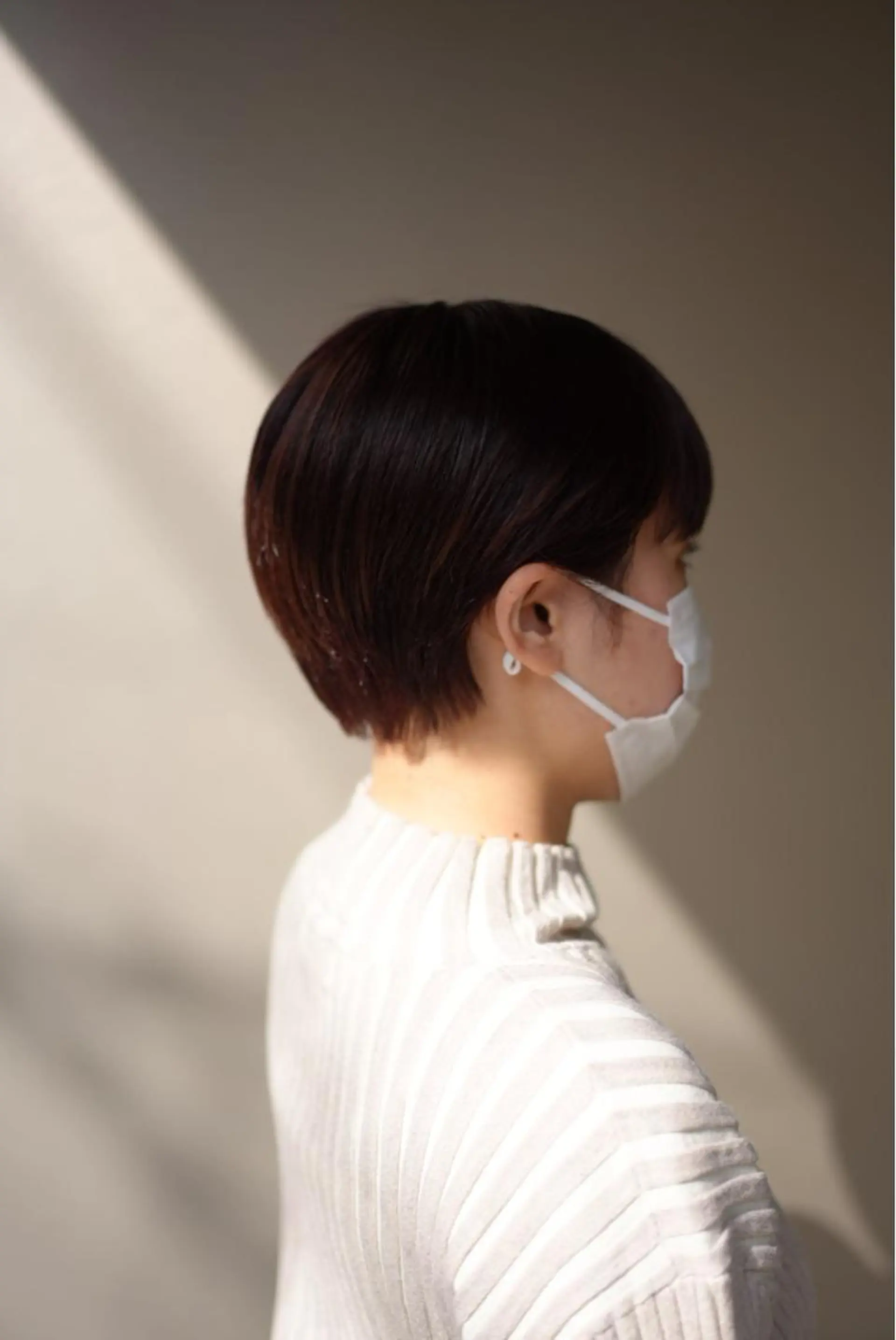 ショート カラー ボブパーマコテ巻き風 パーマNo1深江秀平のヘアスタイル