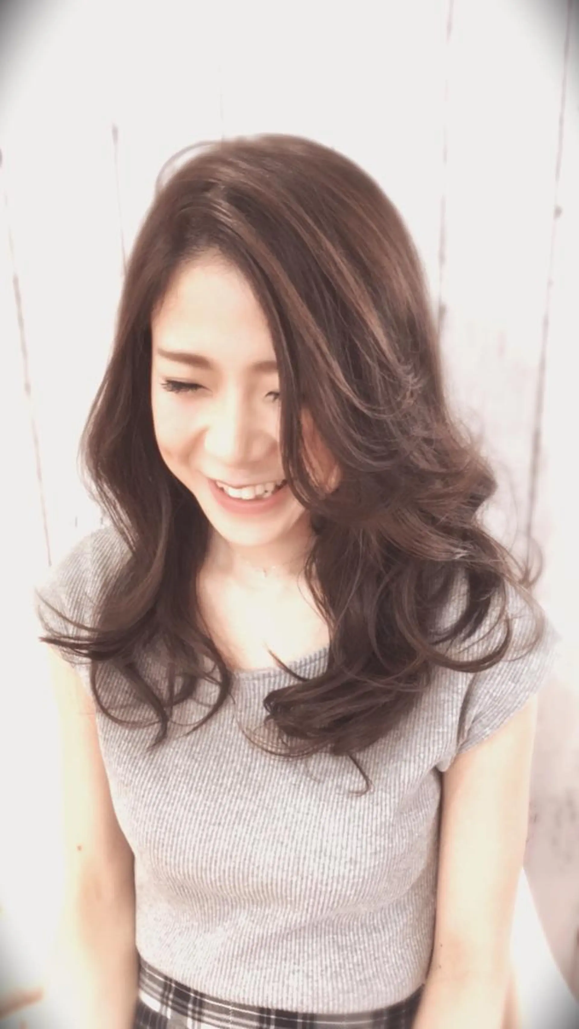 ロング カラー カット ヘアカラー パーマ 岩本 ヨシハルのヘアスタイル