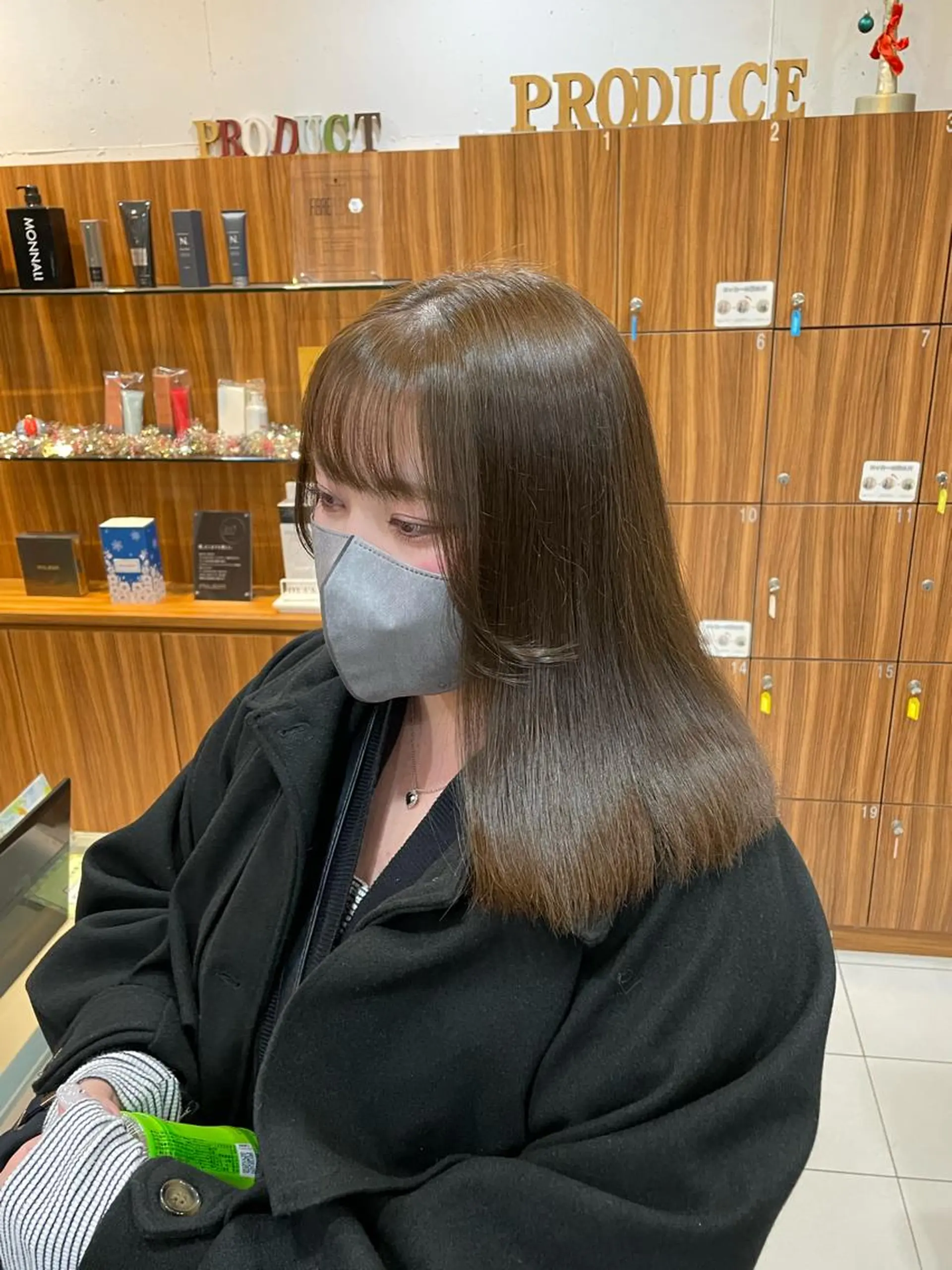 ミディアム カラー ベージュカラー オリーブベージュ オレンジ share salon JAM 町田 A-MIX bldg ジャム】所属・🤍🪄韓国風束間 マツパ　ゆうか💜のマツエク・マツパデザイン