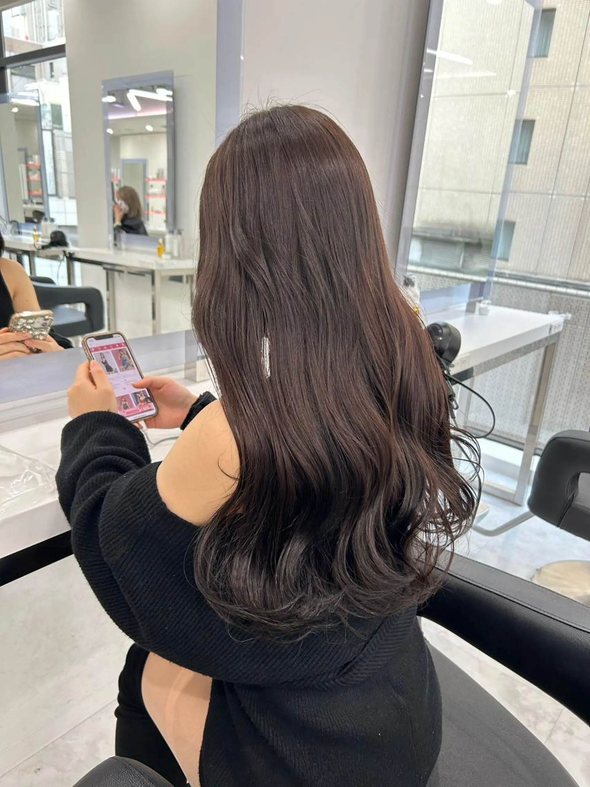 セミロング 韓国カット/ パーマ/KOTAのヘアスタイル