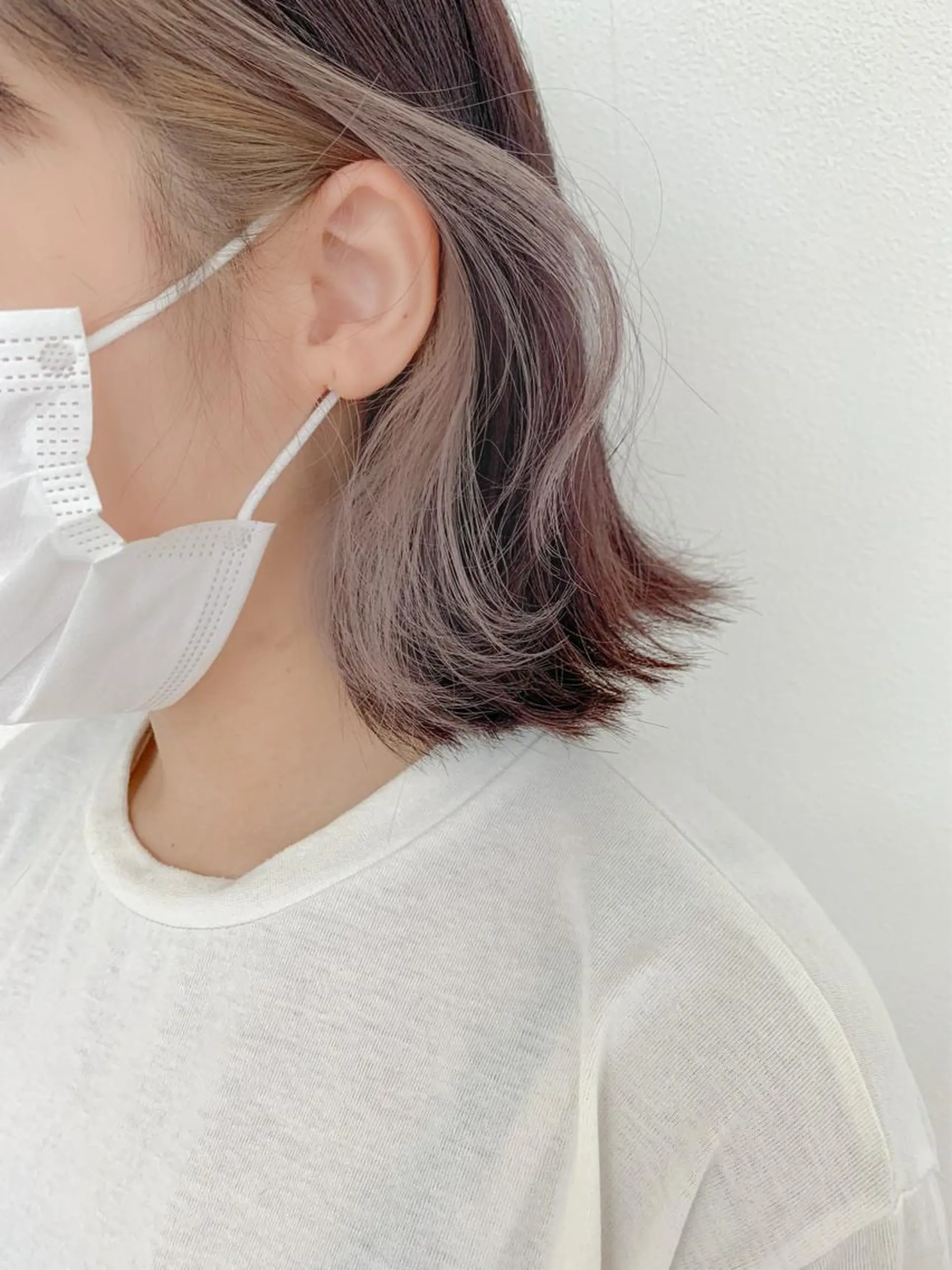 ミディアム カラー ひらやま りょういちのヘアスタイル