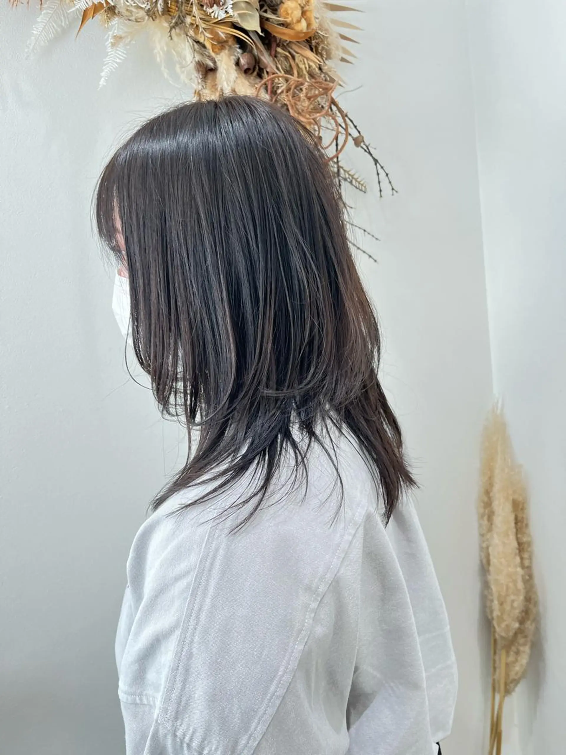 ロング レイヤーカット 松本 玲菜のヘアスタイル