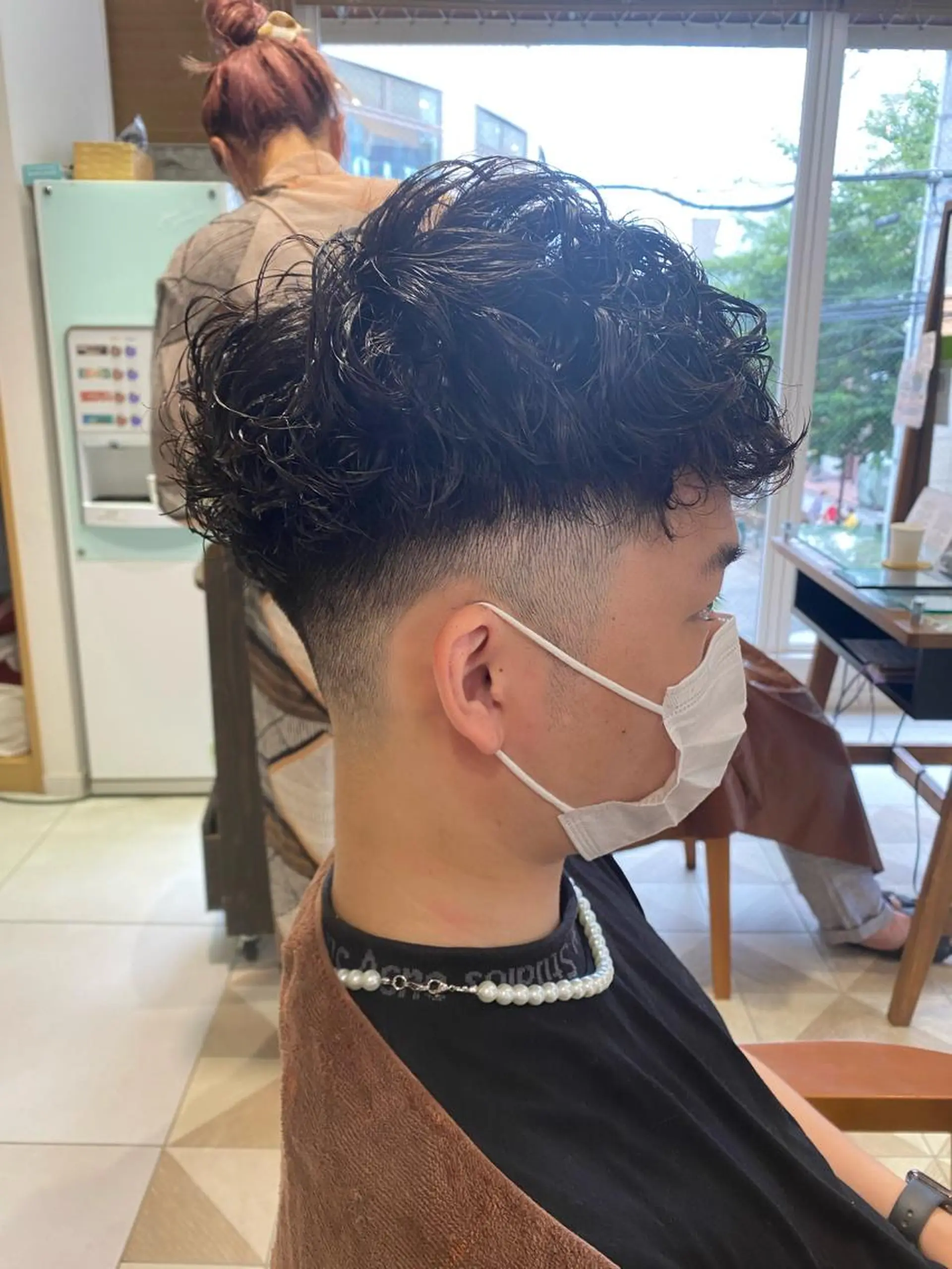 ショート カラー パーマ ヘアアレンジ メンズ メンズパーマの巨匠 鈴木純のヘアスタイル