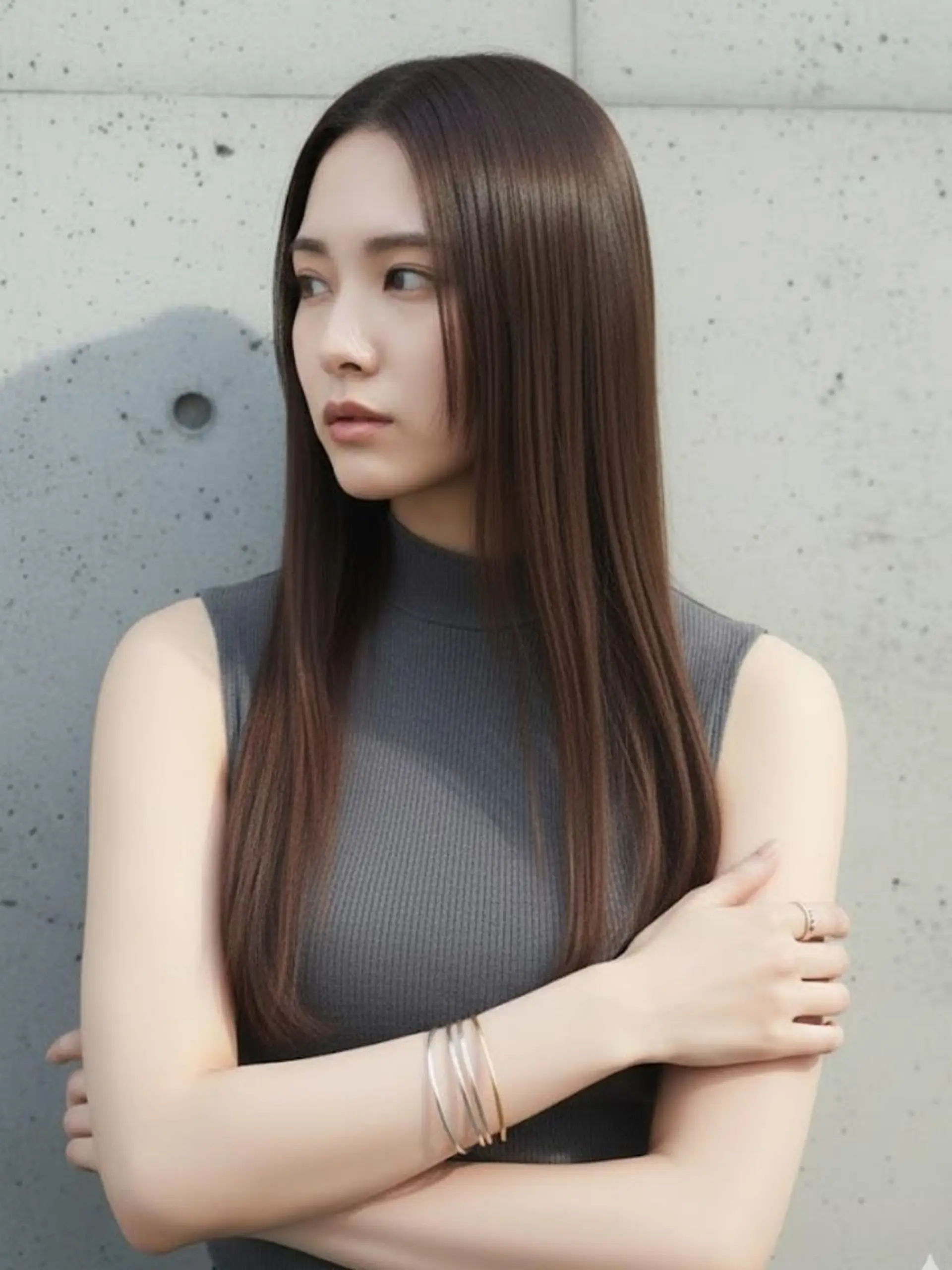 ロング カット 縮毛矯正 トリートメント ヘアサロンM 新宿のヘアスタイル