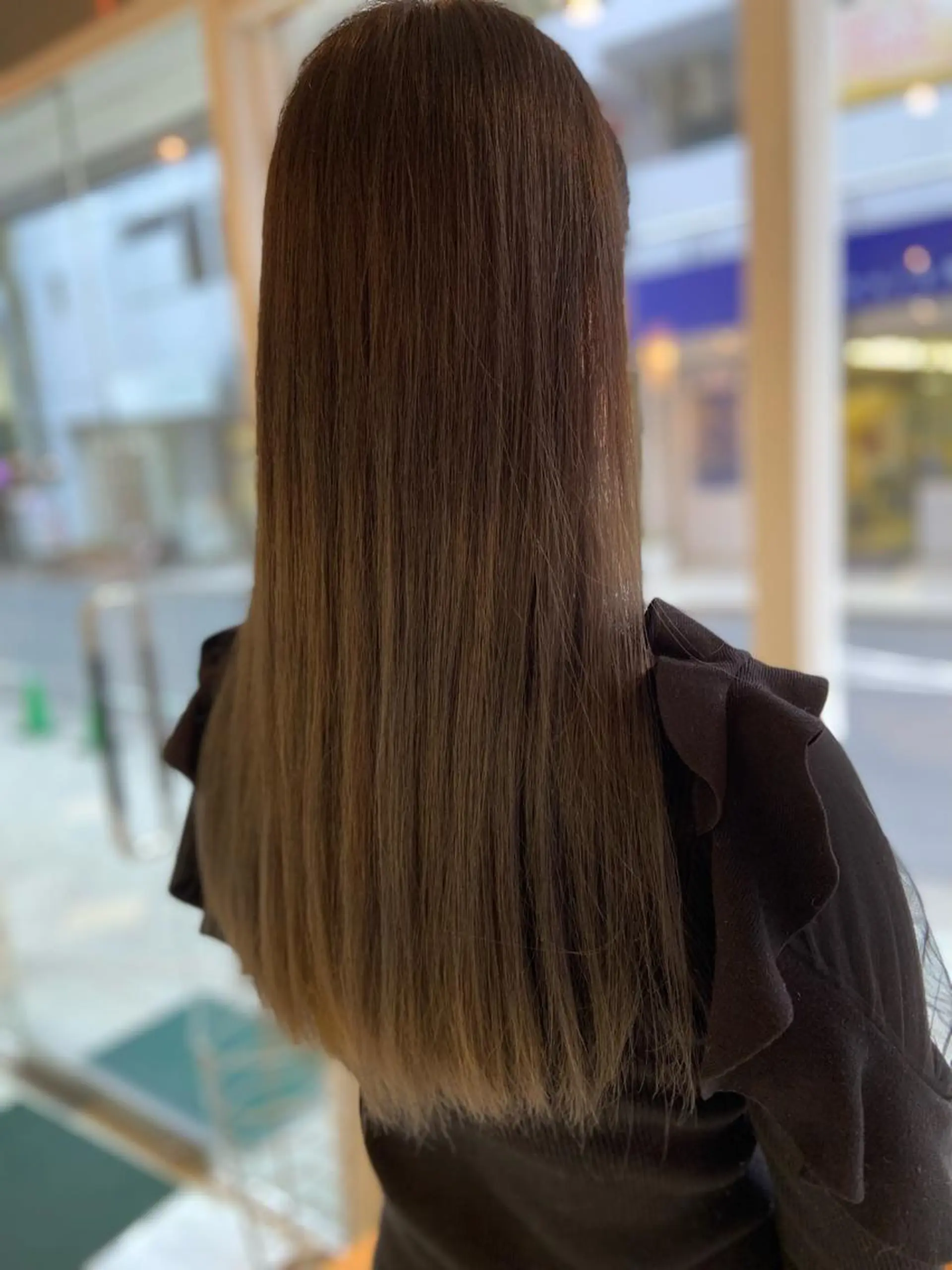 ロング カラー ヘアカラー 菊地 美憂のヘアスタイル