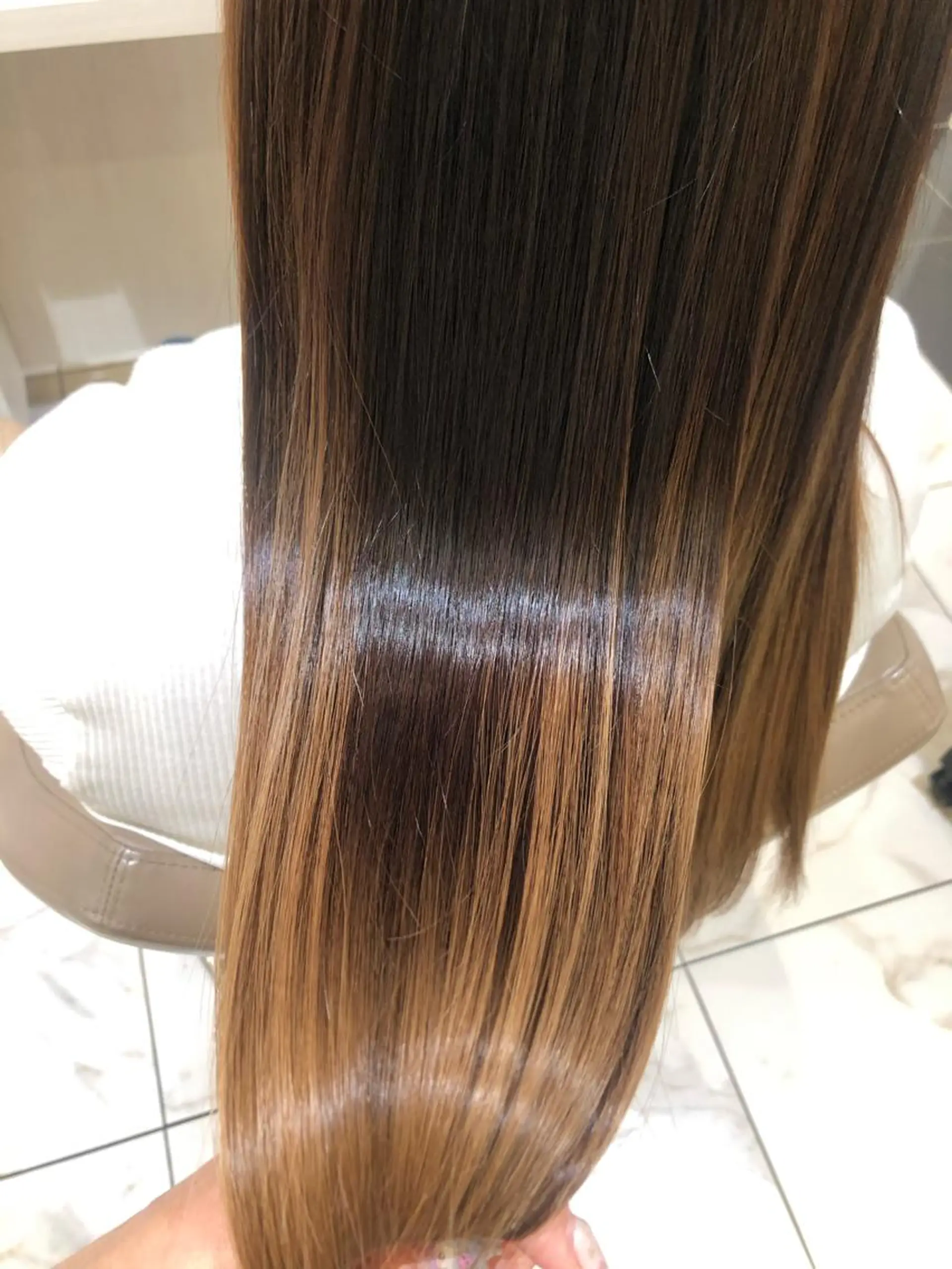 ロング 髪質改善 三箇島 陽香のヘアスタイル