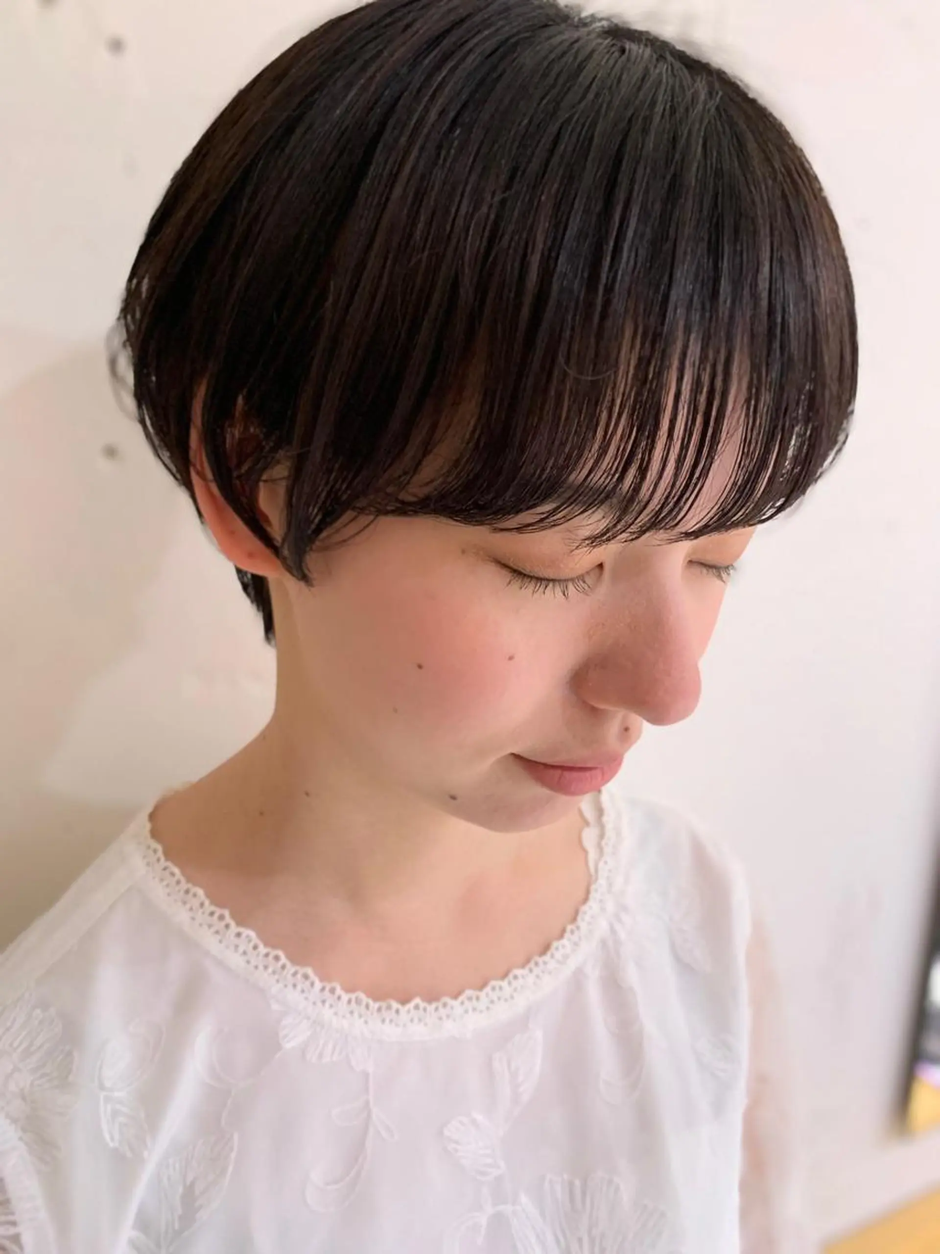 ショート ショートヘア カット 縮毛矯正 newi 京橋 【yuuki】のヘアスタイル