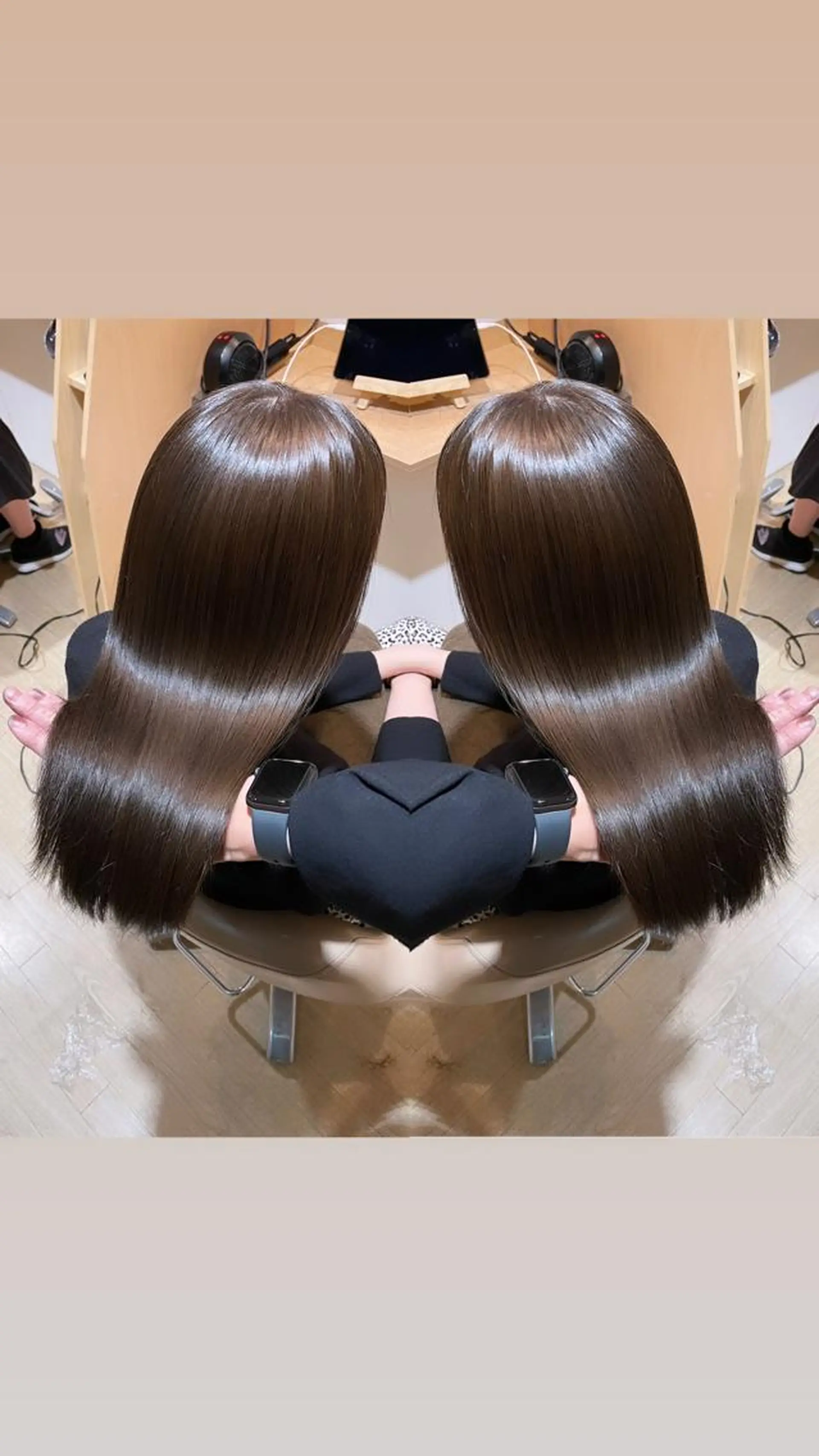 セミロング カラー ブリーチ 髪質改善 縮毛矯正 トリートメント 酸熱トリートメント 《髪質改善✖️オリー ブ🧸》小嶋拓也のヘアスタイル