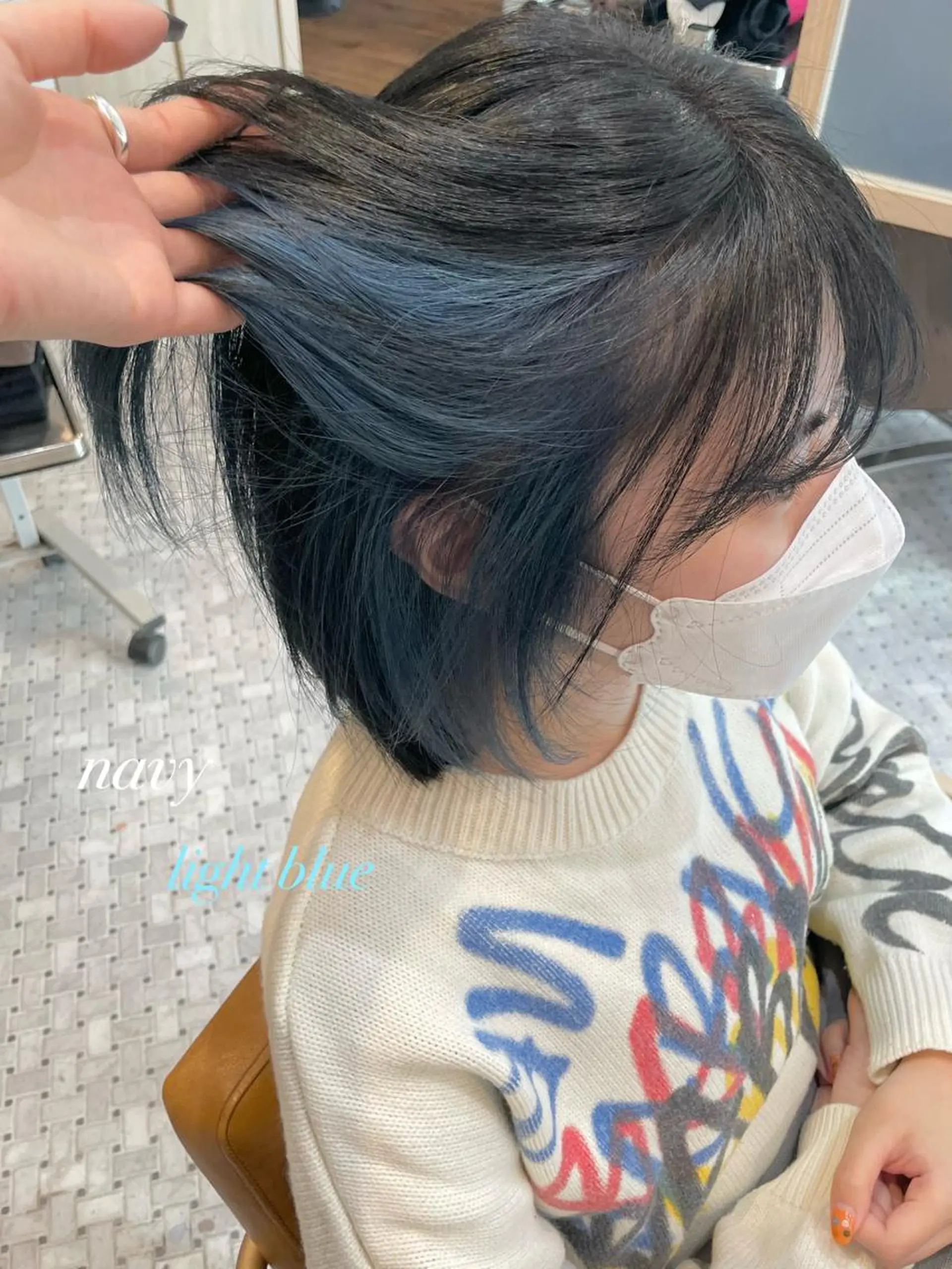 ショート カラー パーマ ヘアアレンジ NANA／trend style🕊🍑のヘアスタイル