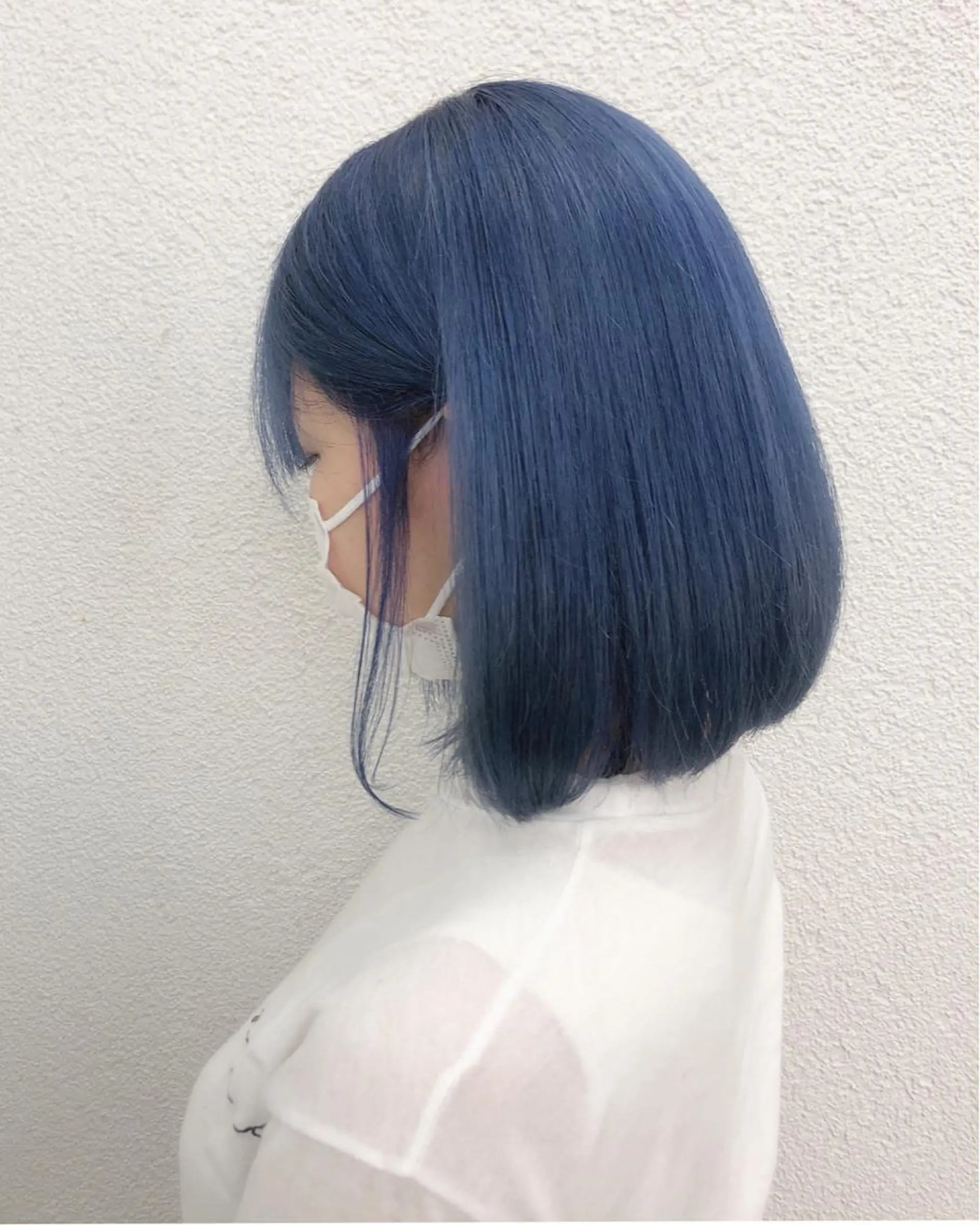 ショート カラー ブルーカラー 夏山 秀憲のヘアスタイル