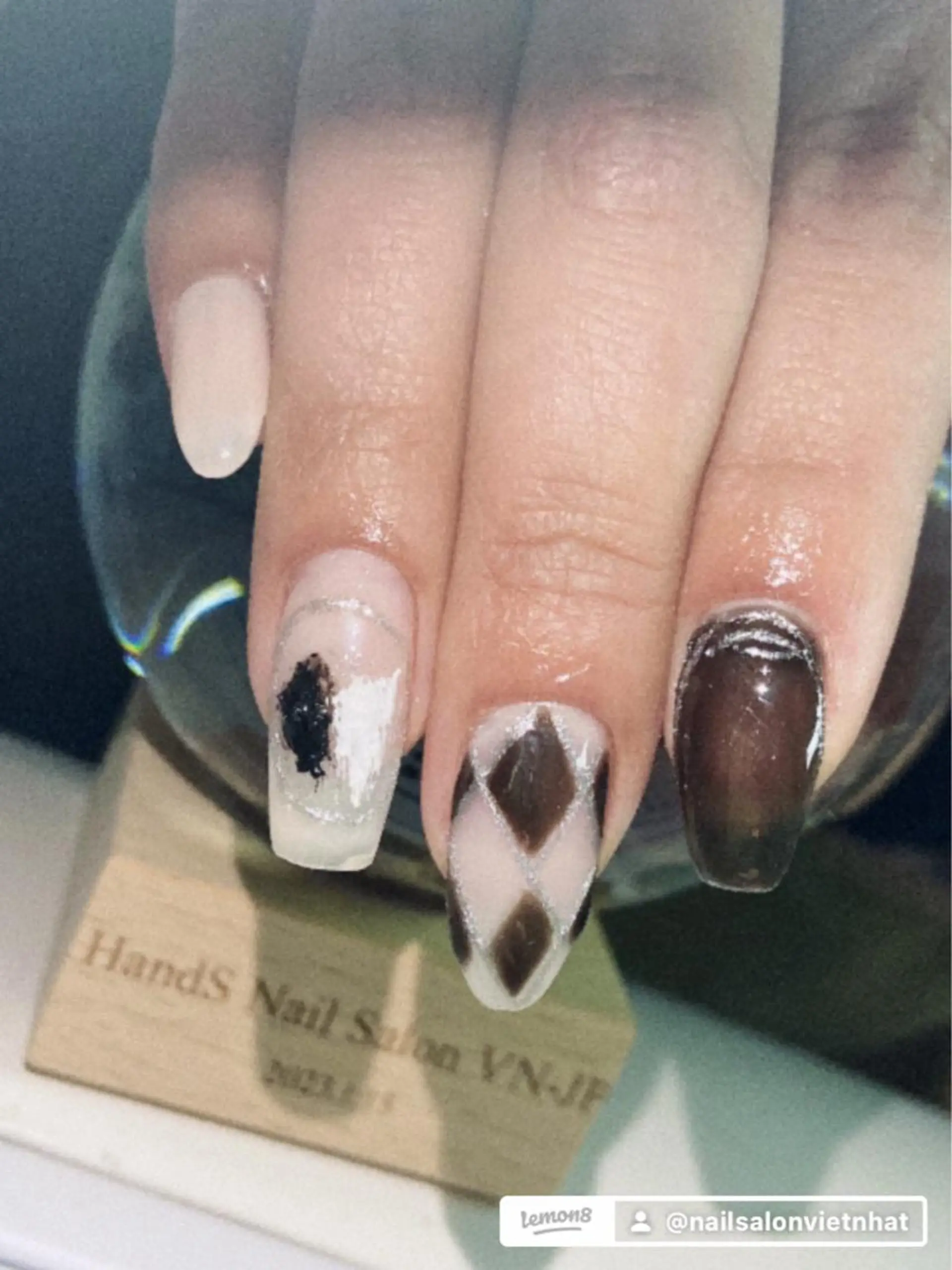 ネイル 長さ出し ジェルネイル ハンドネイル HandSnail自宅サロン所属・HandSnail 座間自宅ネイルサロンのネイルデザイン