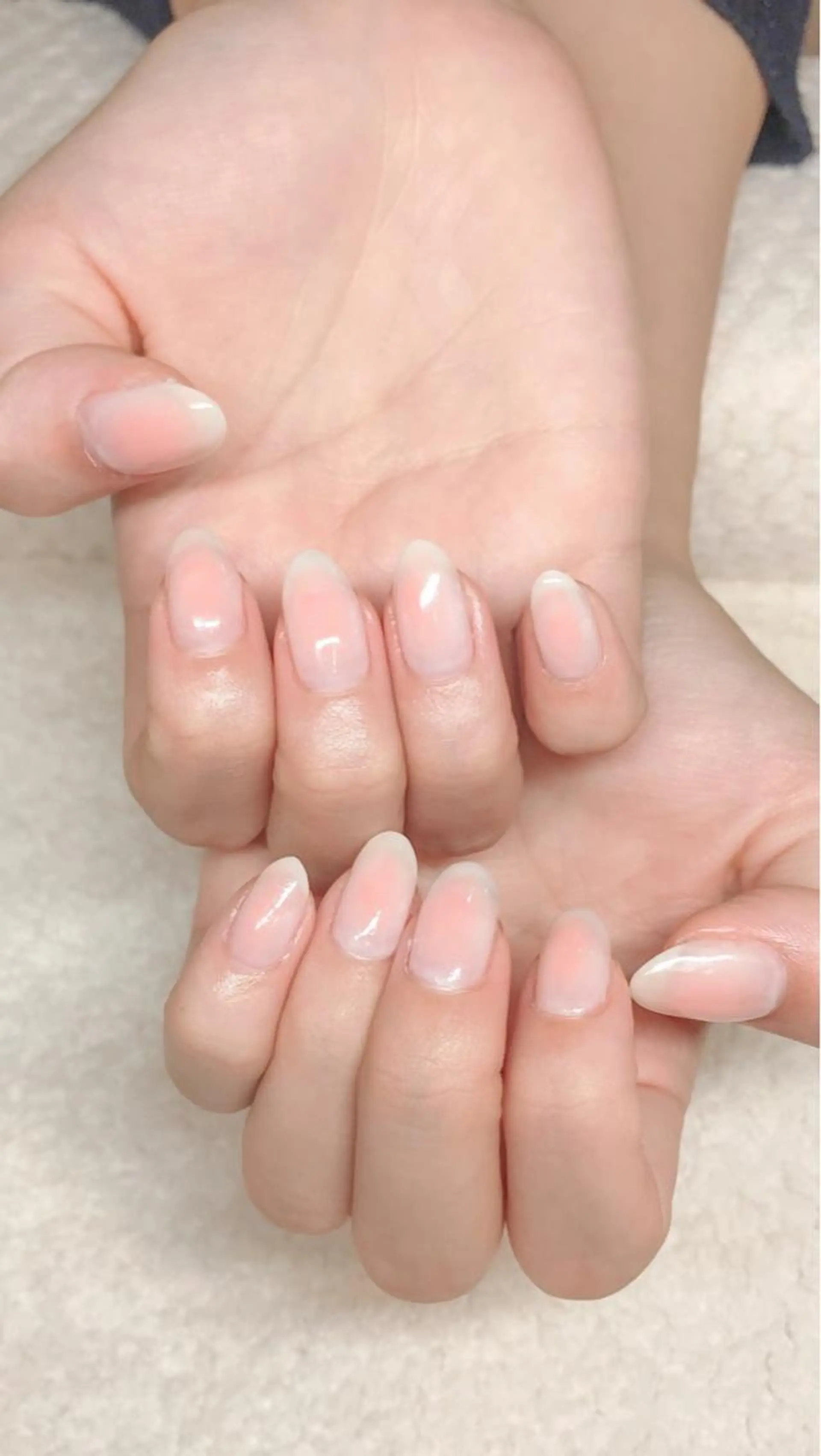 ネイル チークネイル オフィスネイル ピンク Nyanco Nailのネイルデザイン