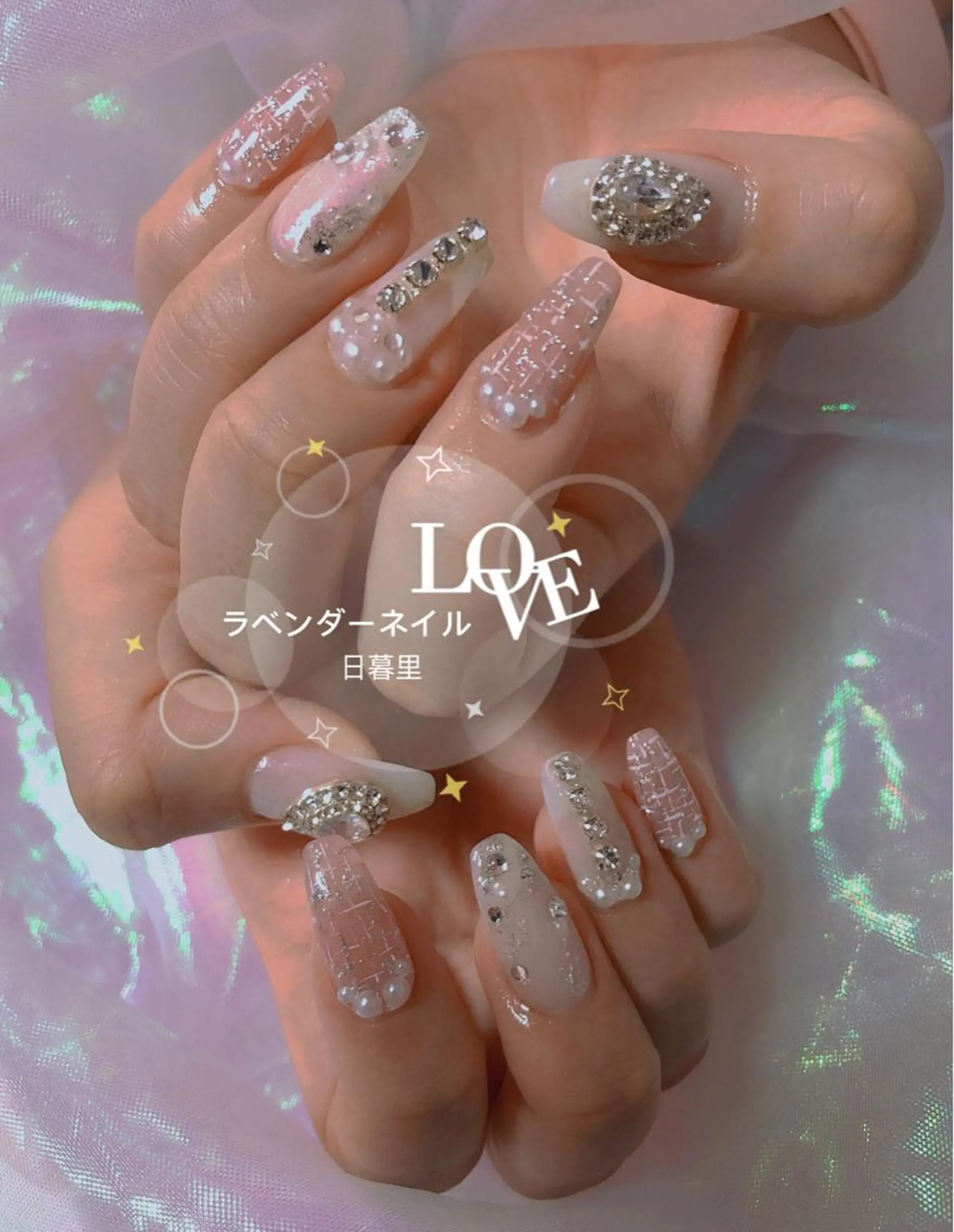 ネイル ラベンダー💖日暮里 ルル💖ネイルのネイルデザイン