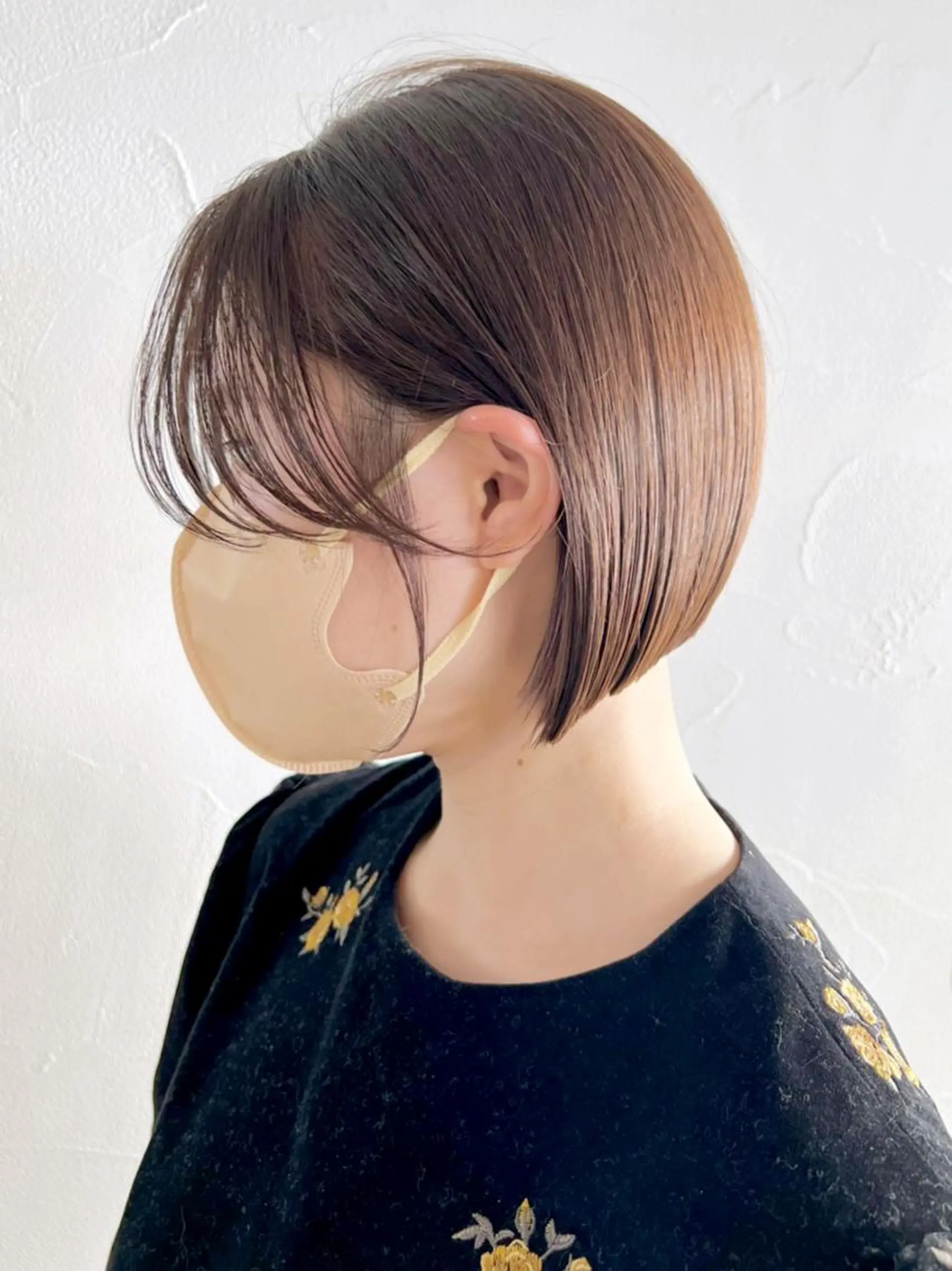 ミディアム カラー ボブ カット ヘアカラー トリートメント ITbyALBUM 浦和店のヘアスタイル