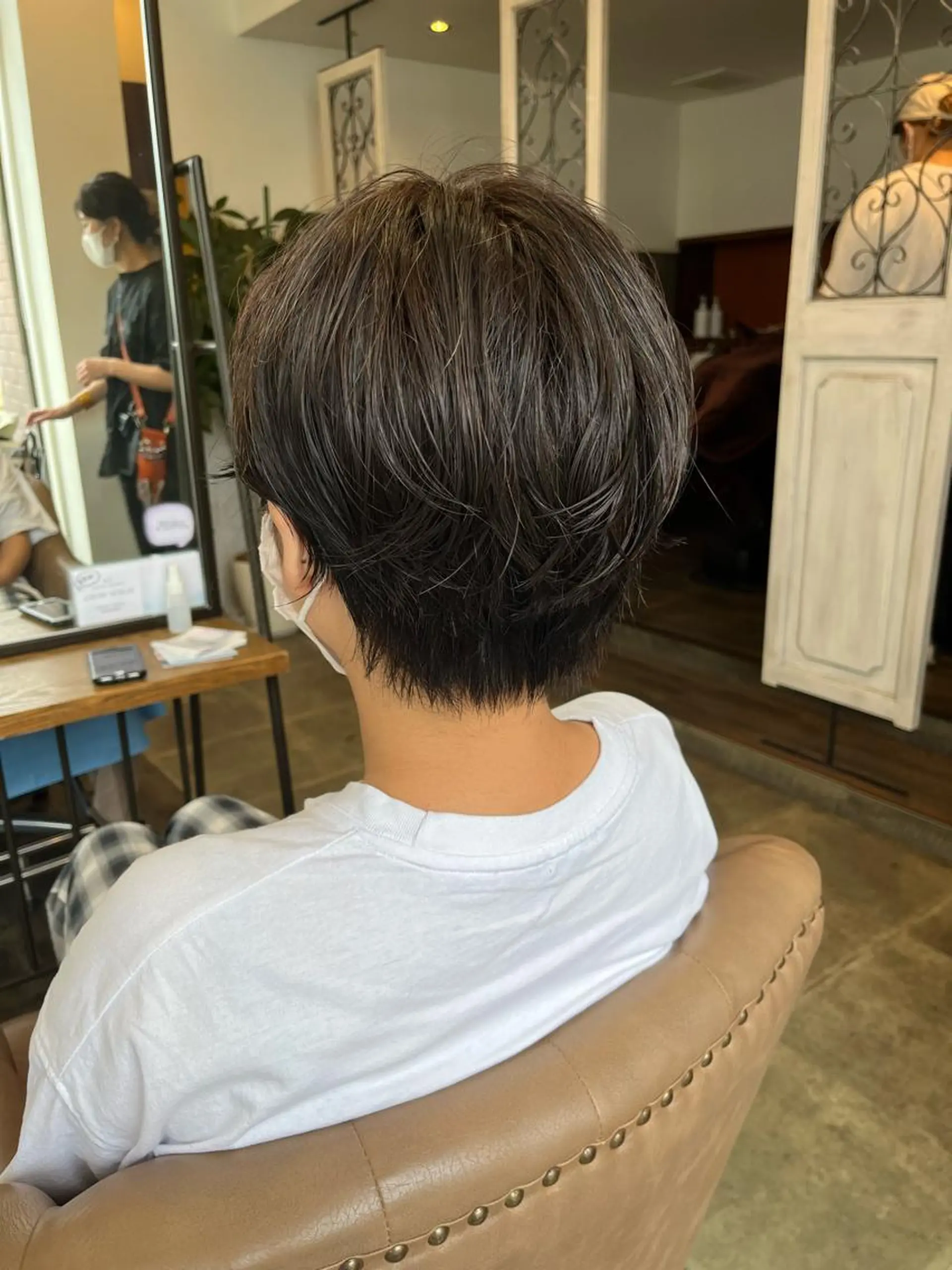 ショート ショートヘア 松本 玲菜のヘアスタイル