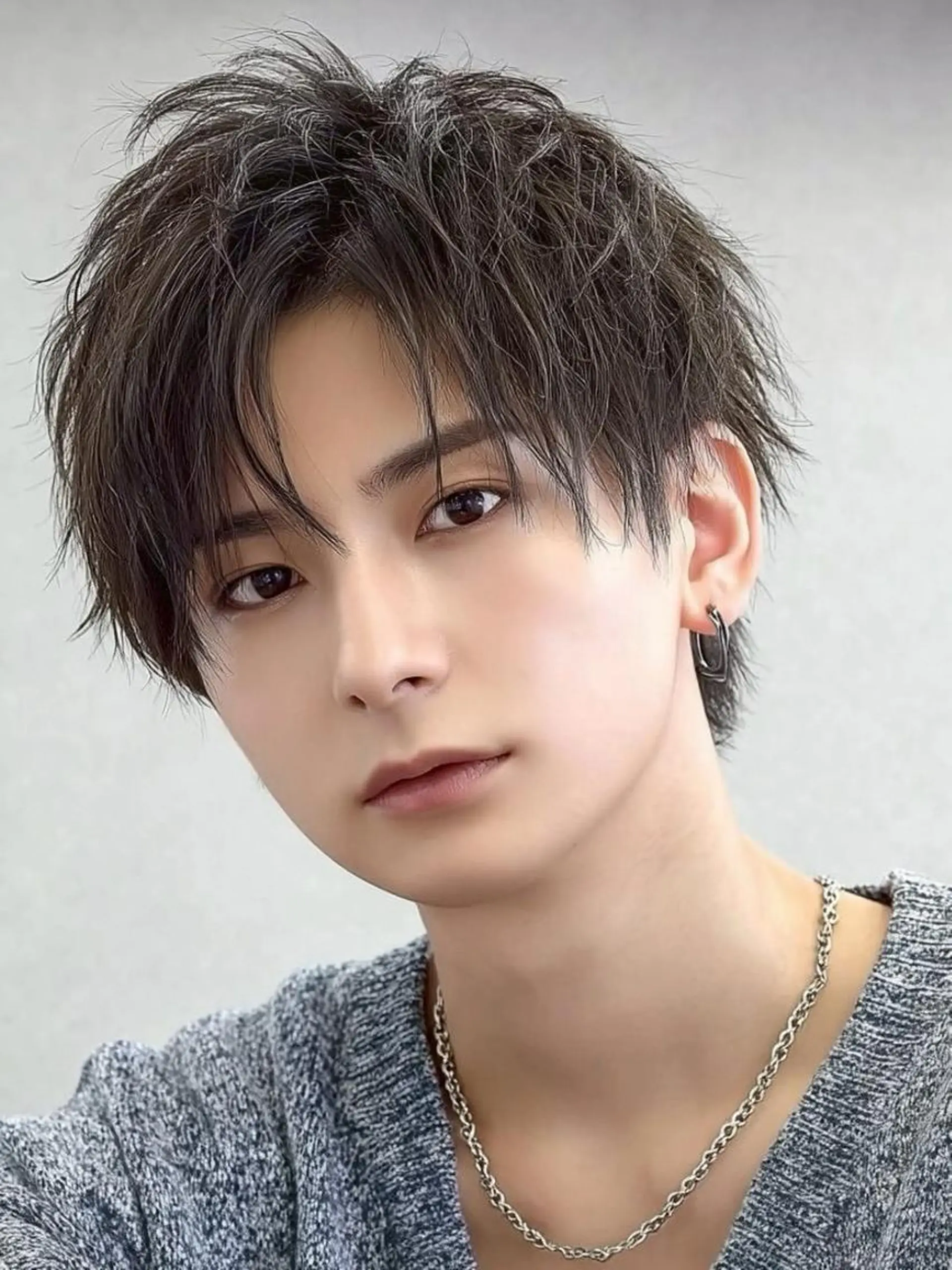 メンズ パーマ 井上 希維のヘアスタイル