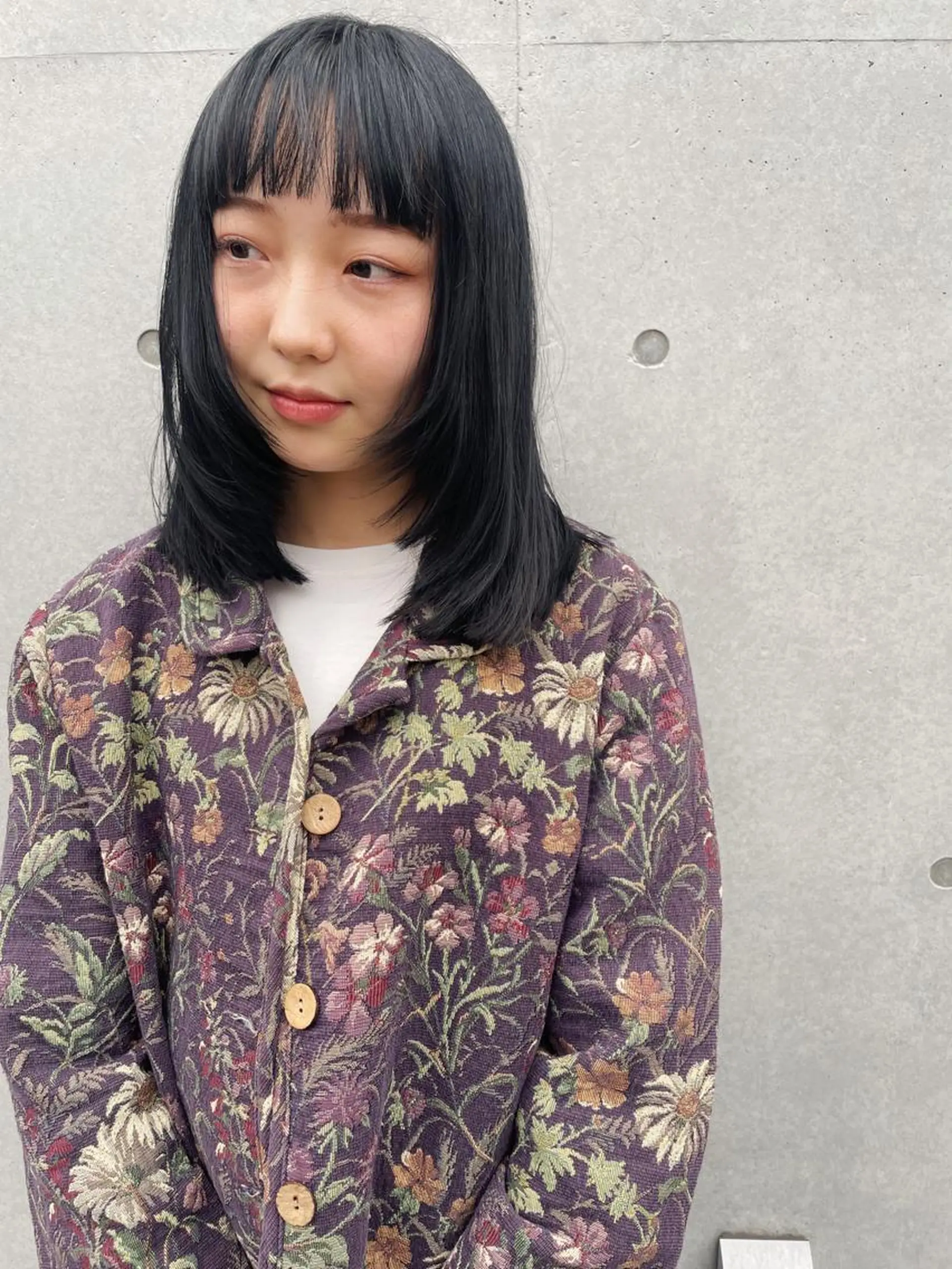 ミディアム カラー カット ヘアカラー トリートメント センスをお届けします 大谷将生INFPのヘアスタイル