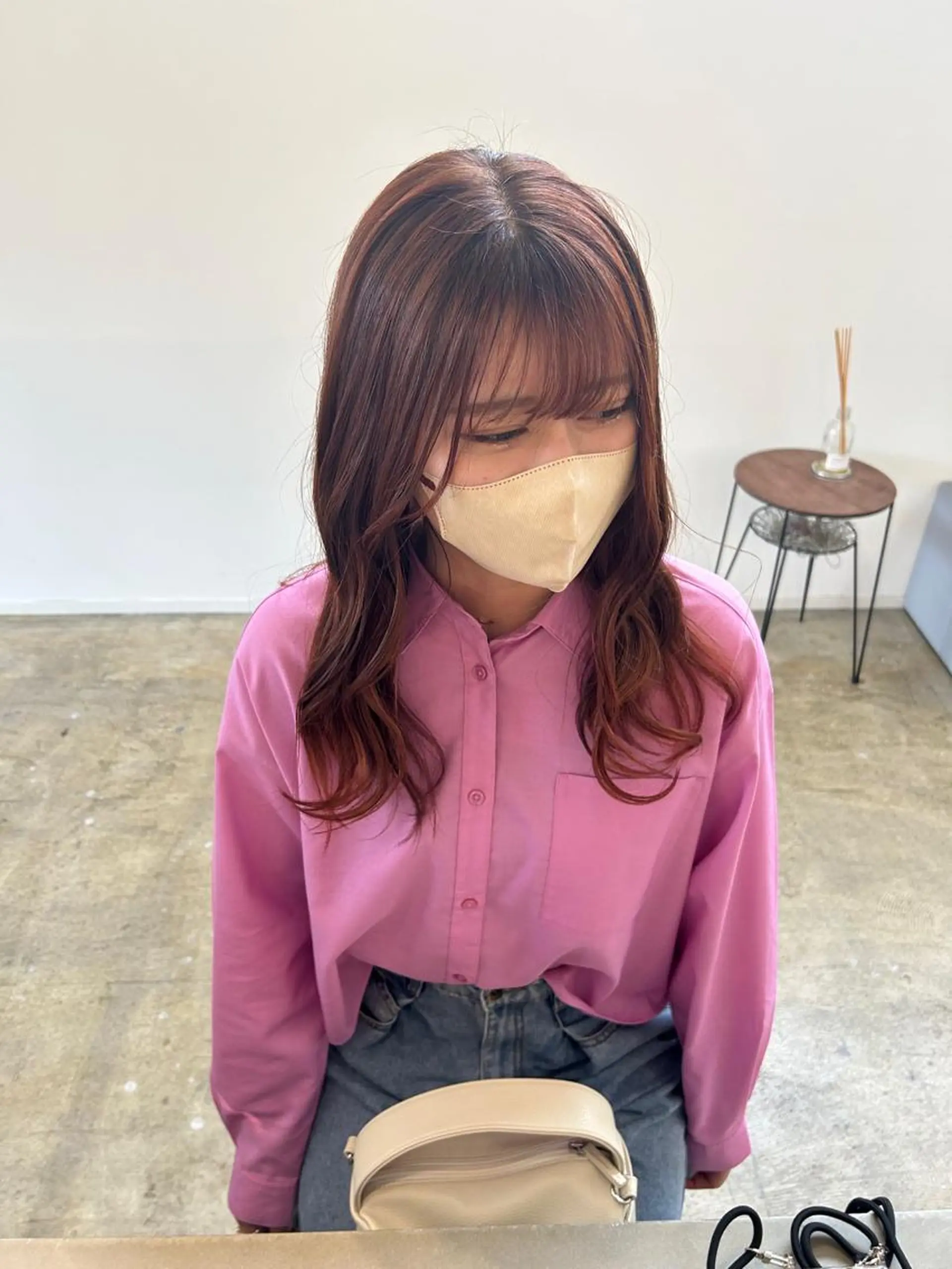 ロング 築地 なずなのヘアスタイル