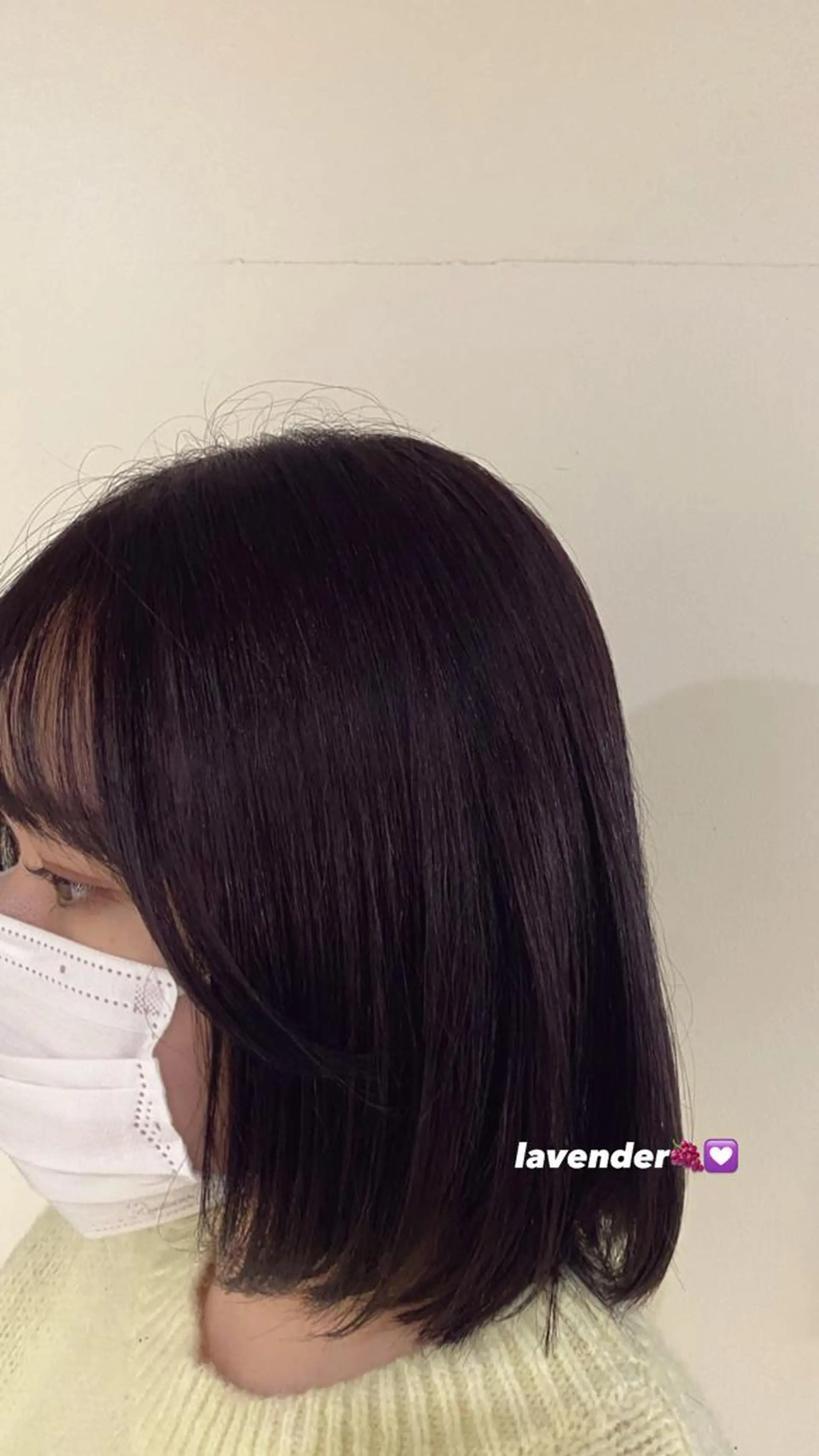 ミディアム カラー カット ヘアカラー トリートメント ハイトーン×ボブ / Reika☁️ིྀのヘアスタイル