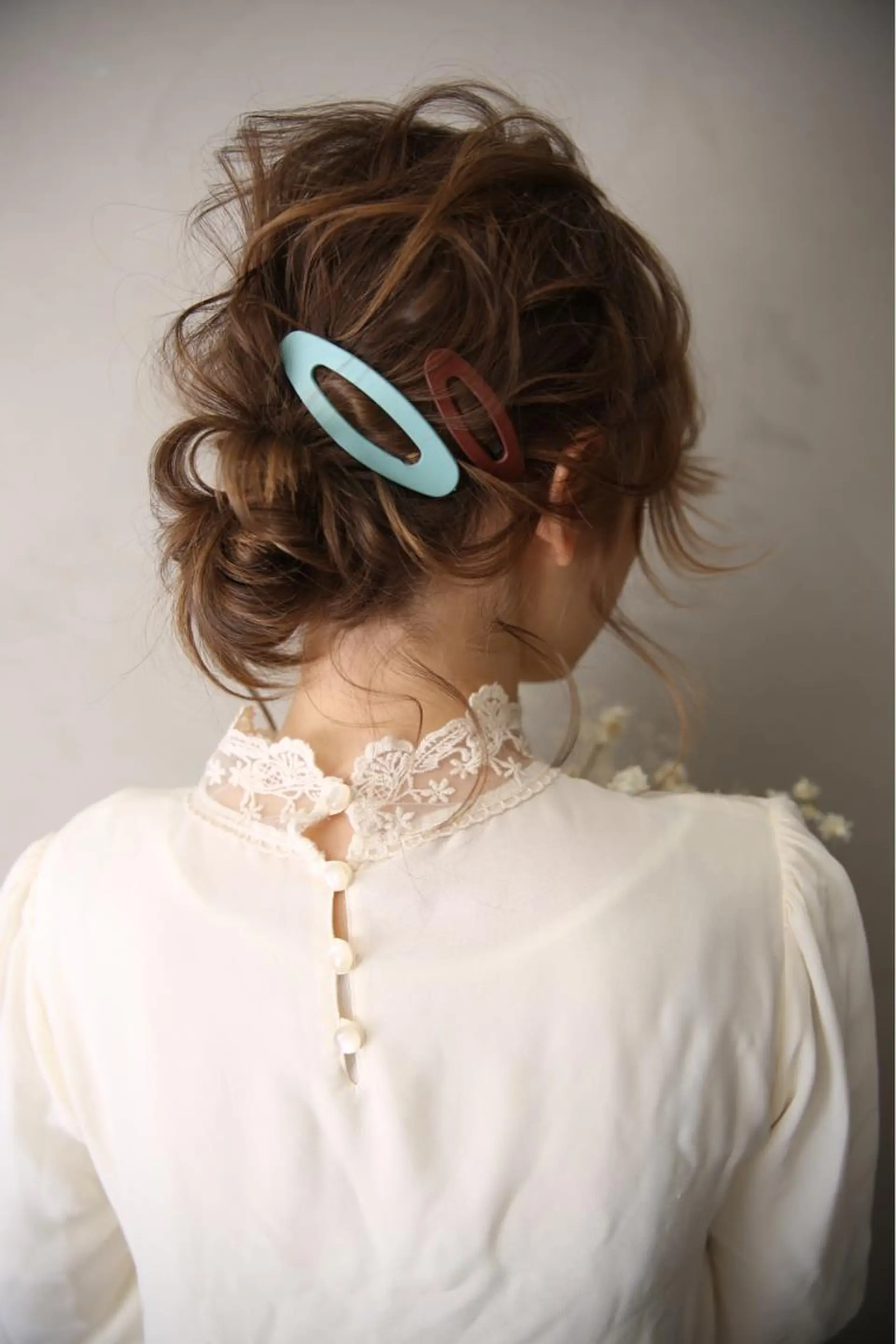 ミディアム ヘアアレンジ 女性に人気♪ はやしほのかのヘアスタイル