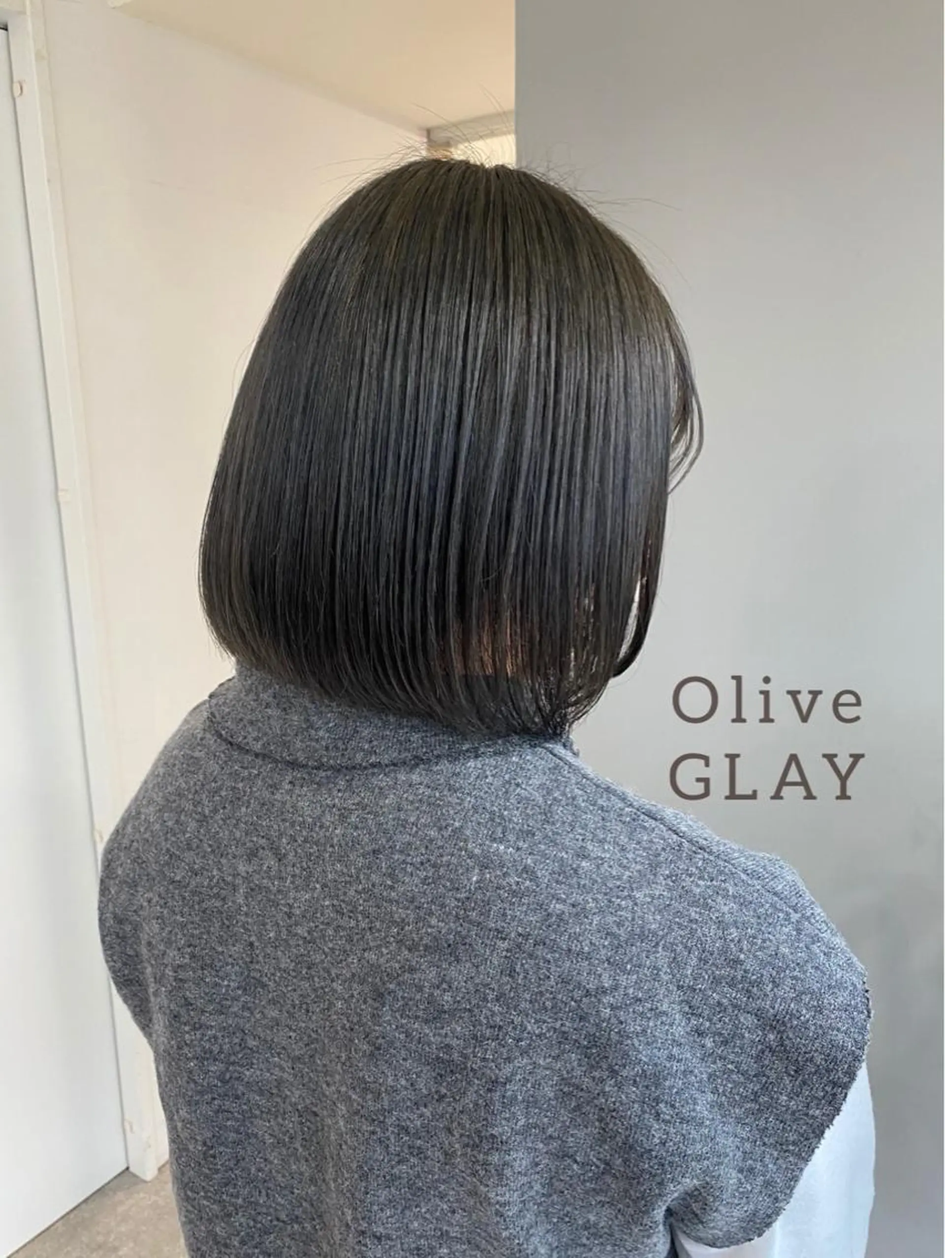 ミディアム カラー ヘアアレンジ ブリーチ 透明感カラー ボブ /ニュアンス/ satomi🧸💖のヘアスタイル