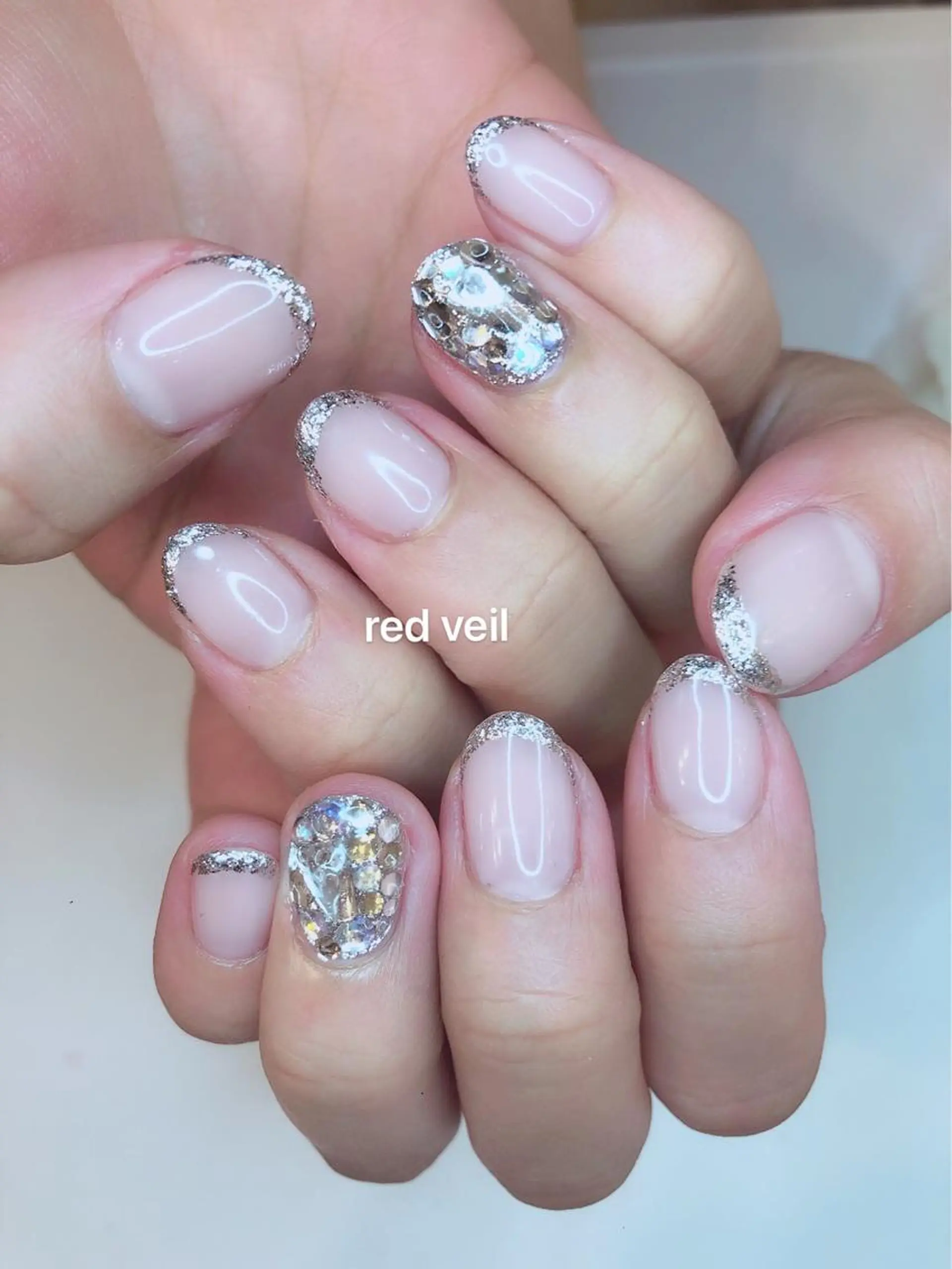 ミディアム ネイル 長さ出し専門 nynaのネイルデザイン