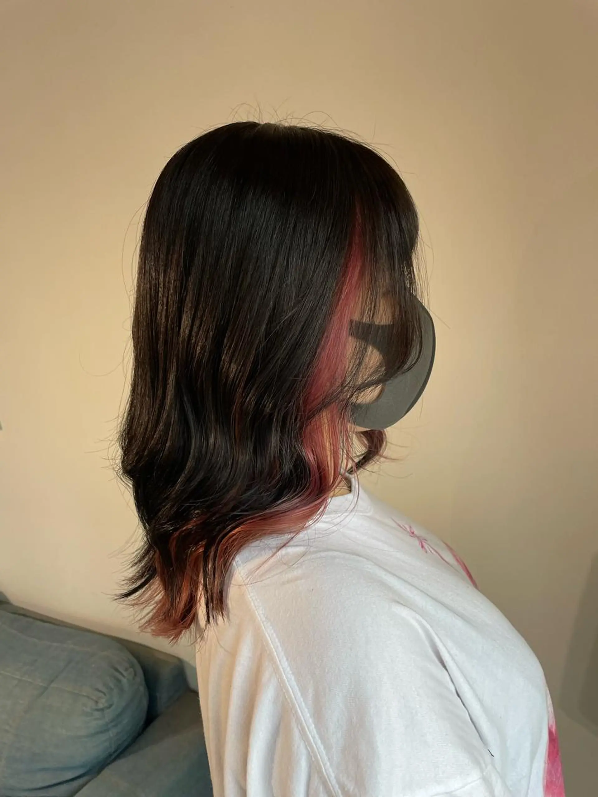 ミディアム カラー ミディアムパーマ バレイヤージュ ダブルカラー グラデーションカラー ハイライトカラー La fith hair ray所属・メンズ/パーマ/ ブリーチ/KAITOのヘアスタイル