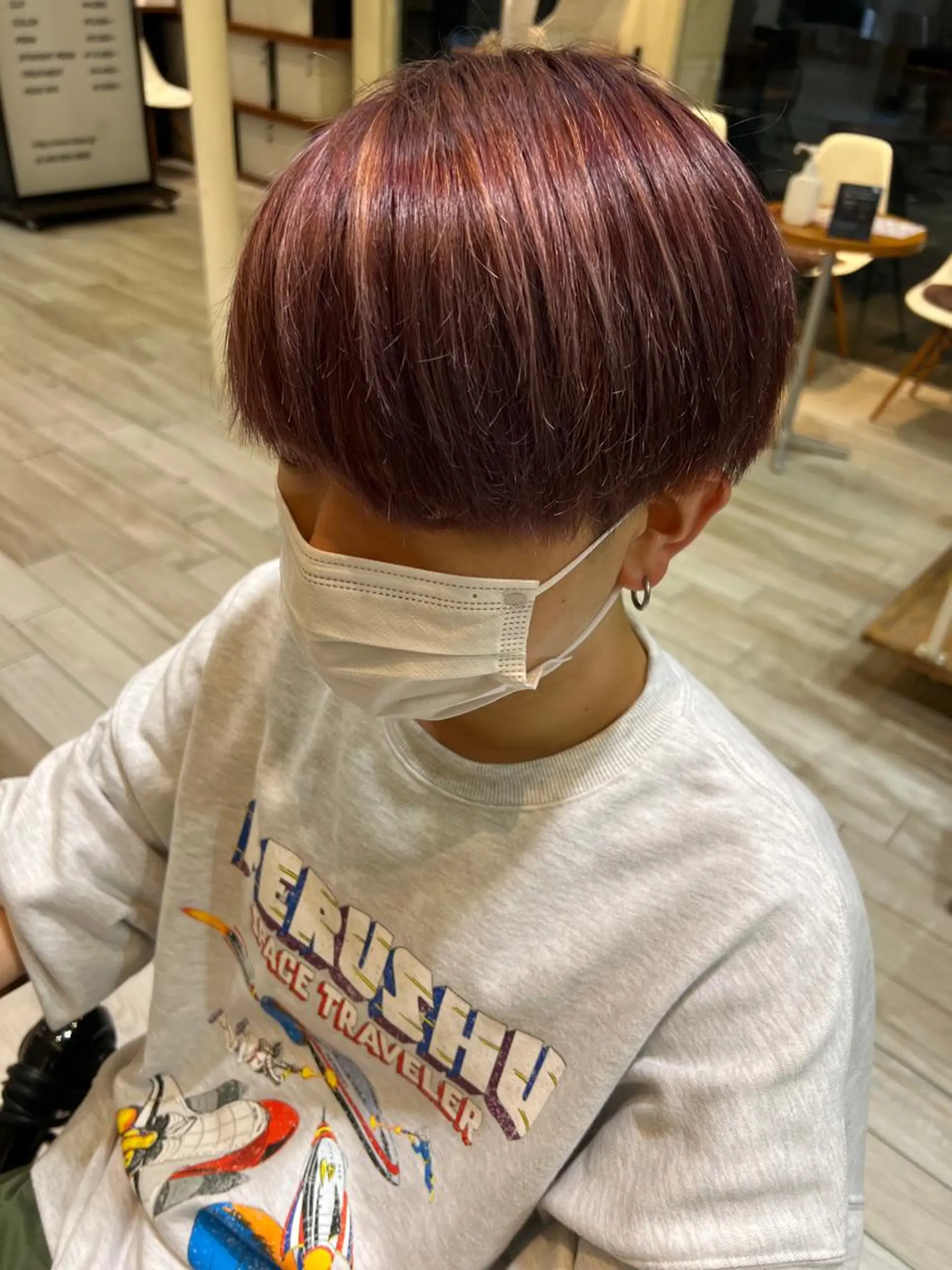 ショート カラー メンズ タナカ マヤ/金沢八景のヘアスタイル