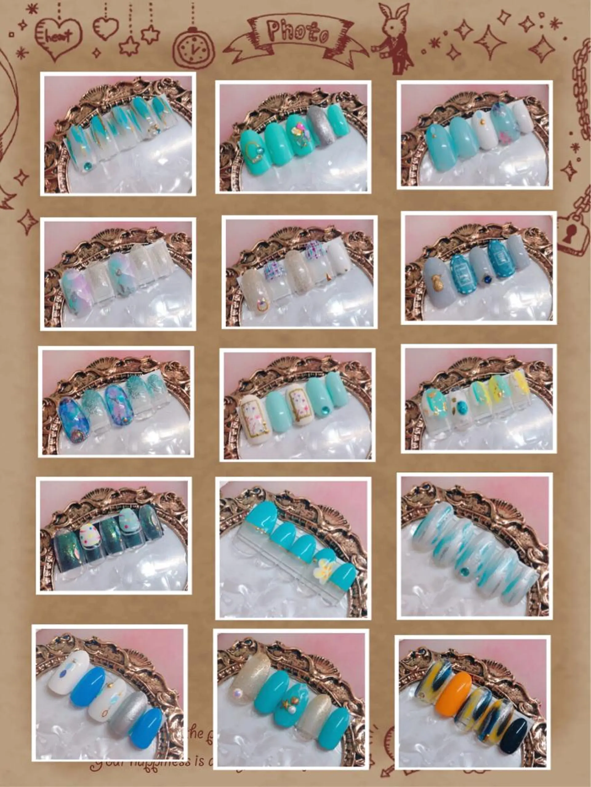 ネイル ハンドネイル CROWN プライベートサロンのネイルデザイン