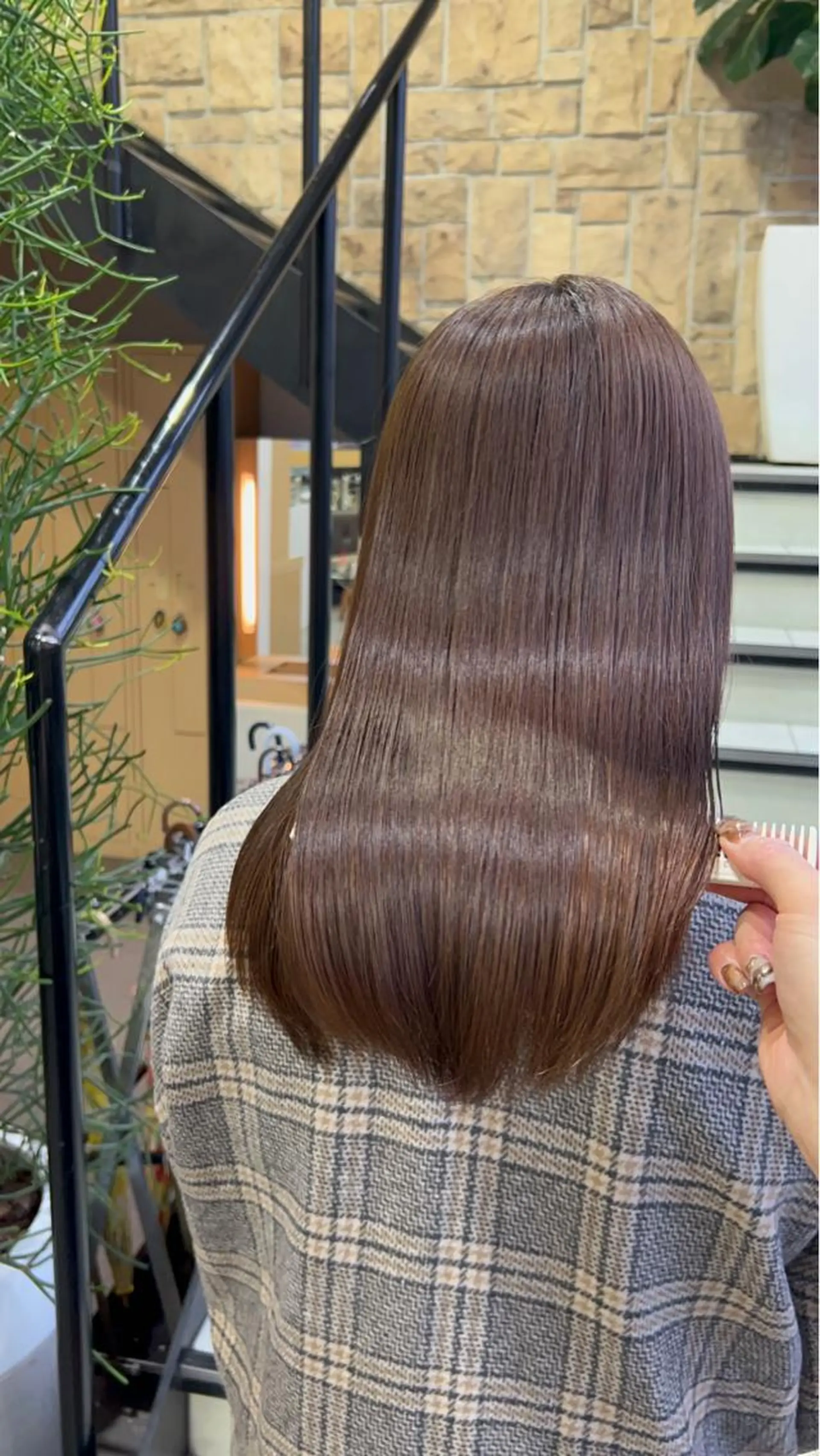 ミディアム 暖色ｶﾗｰ/ﾚｲﾔｰ ｶｯﾄ/Yunaのヘアスタイル