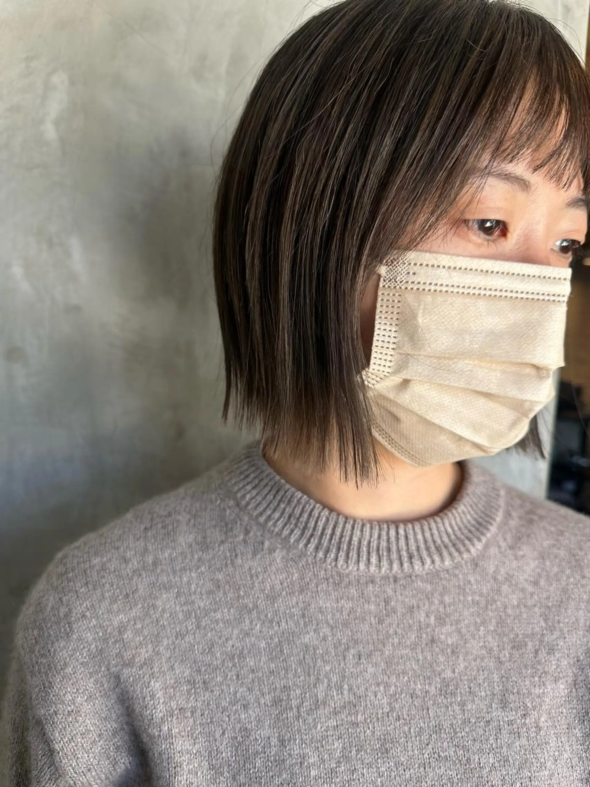 ショート カラー ヘアアレンジ アッシュ アッシュブラウン ブラウンカラー stylist/蛯谷 珠里のヘアスタイル
