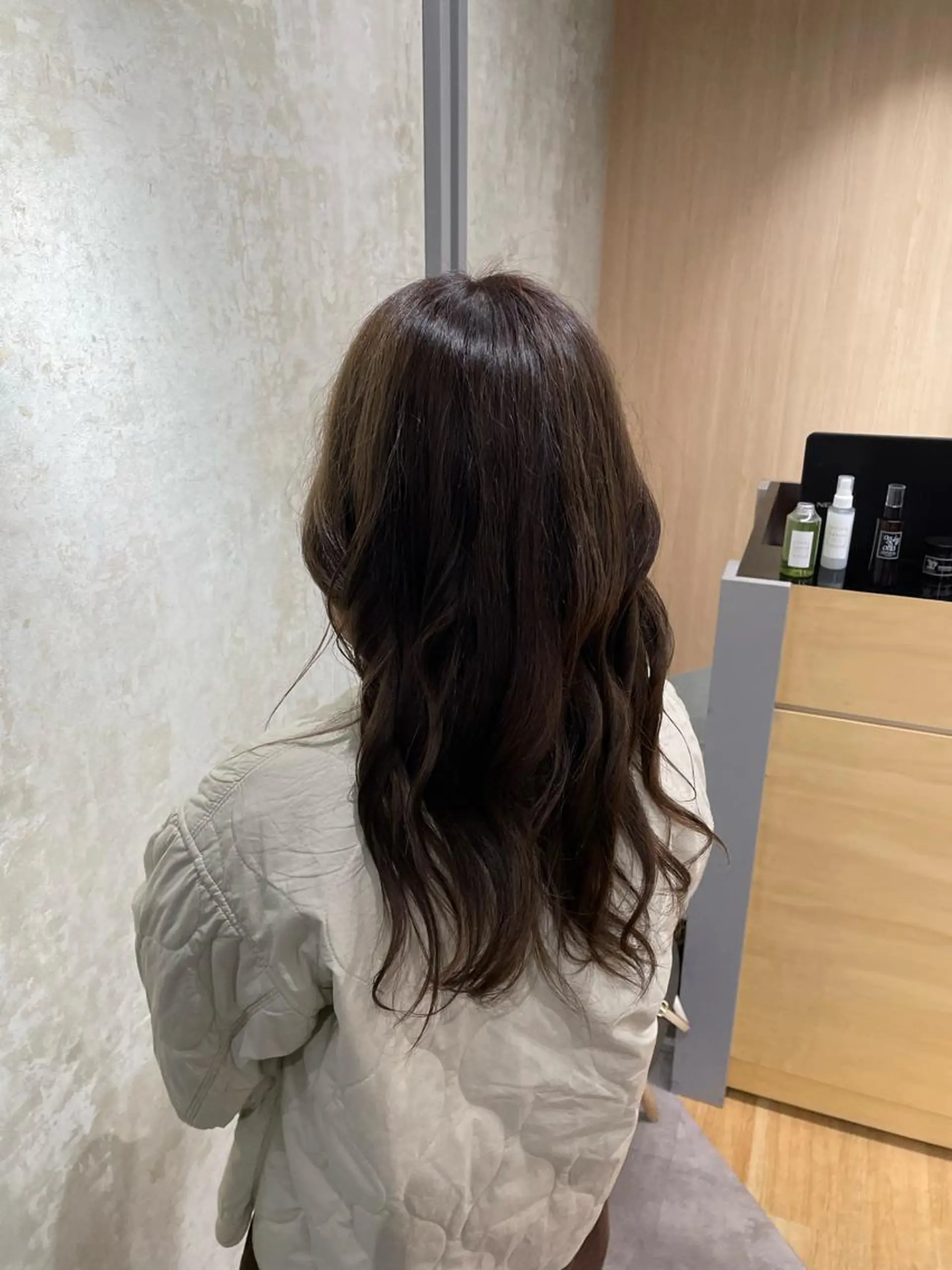 セミロング カラー ヘアカラー blanc hair 西中島MASARUのヘアスタイル