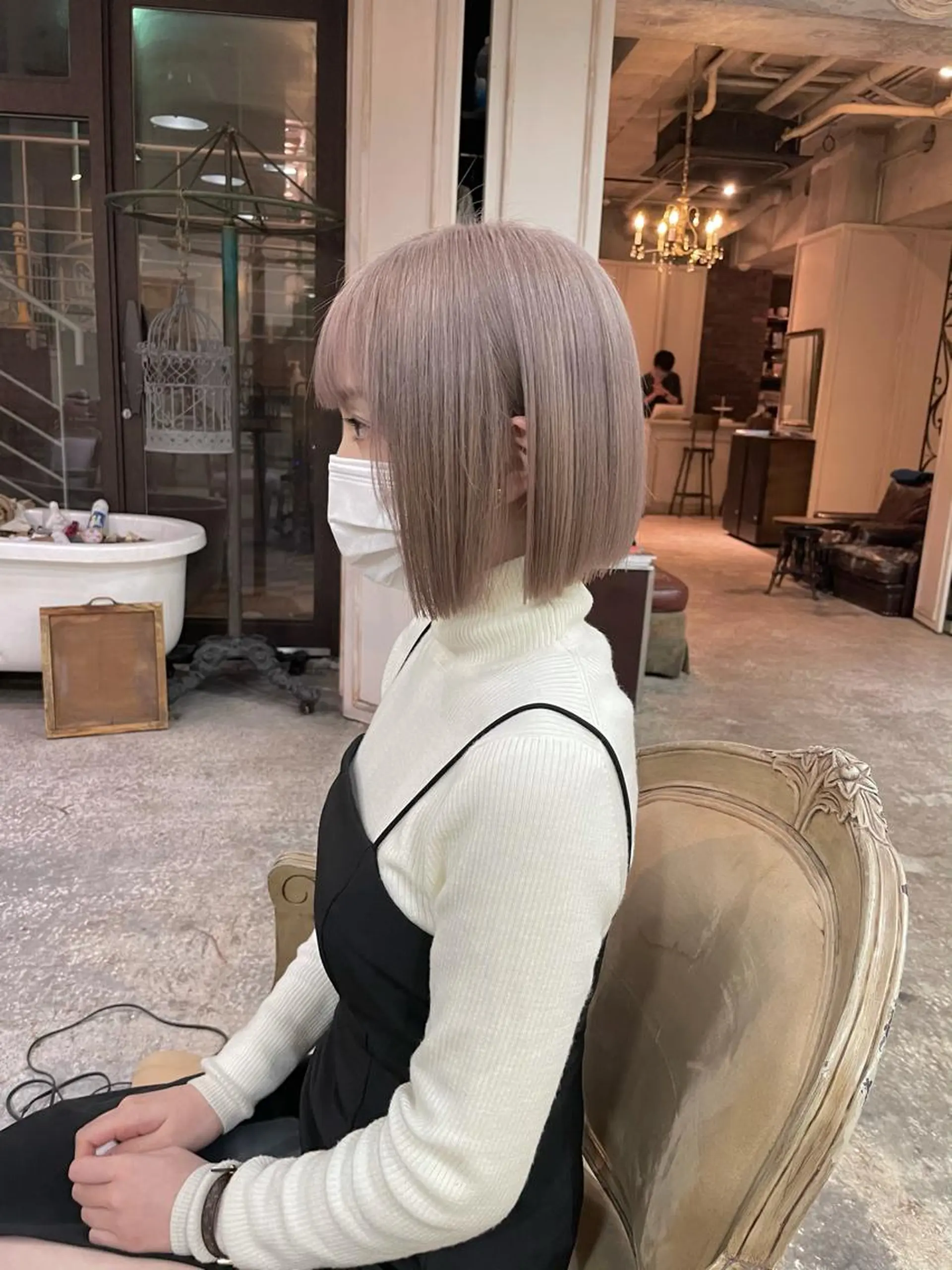 ショート カット ヘアカラー トリートメント 🔥女子ウケ🔥 メンズカットRIOのヘアスタイル