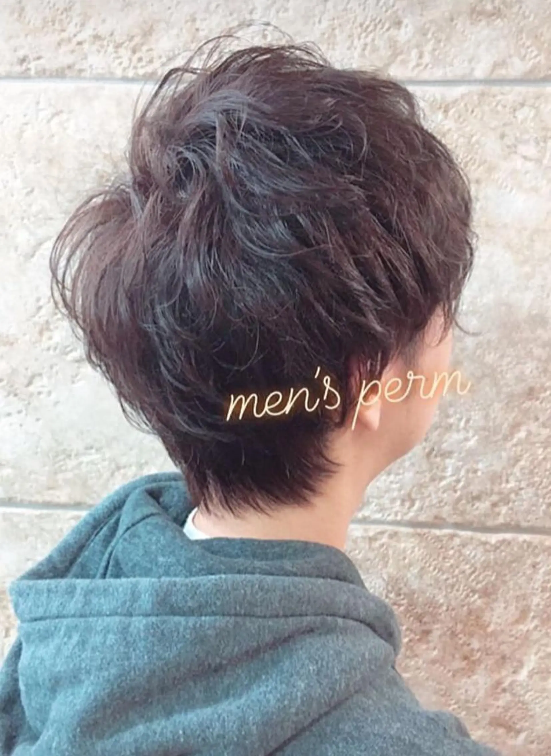 パーマ メンズ 斉藤 貴也のヘアスタイル