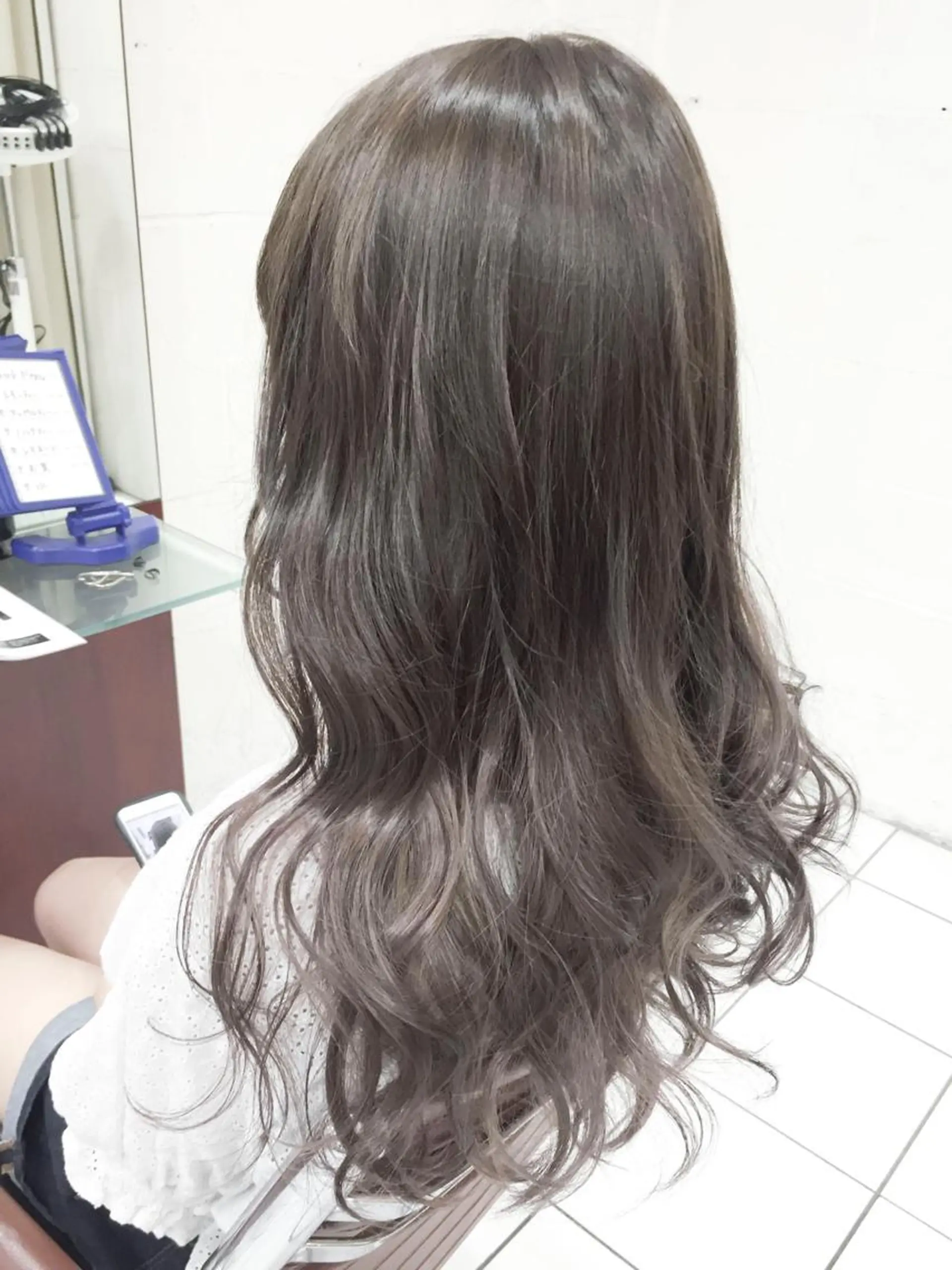 ロング カラー ヘアアレンジ モテ髪透明感❤️ デイズヘアカラーのヘアスタイル