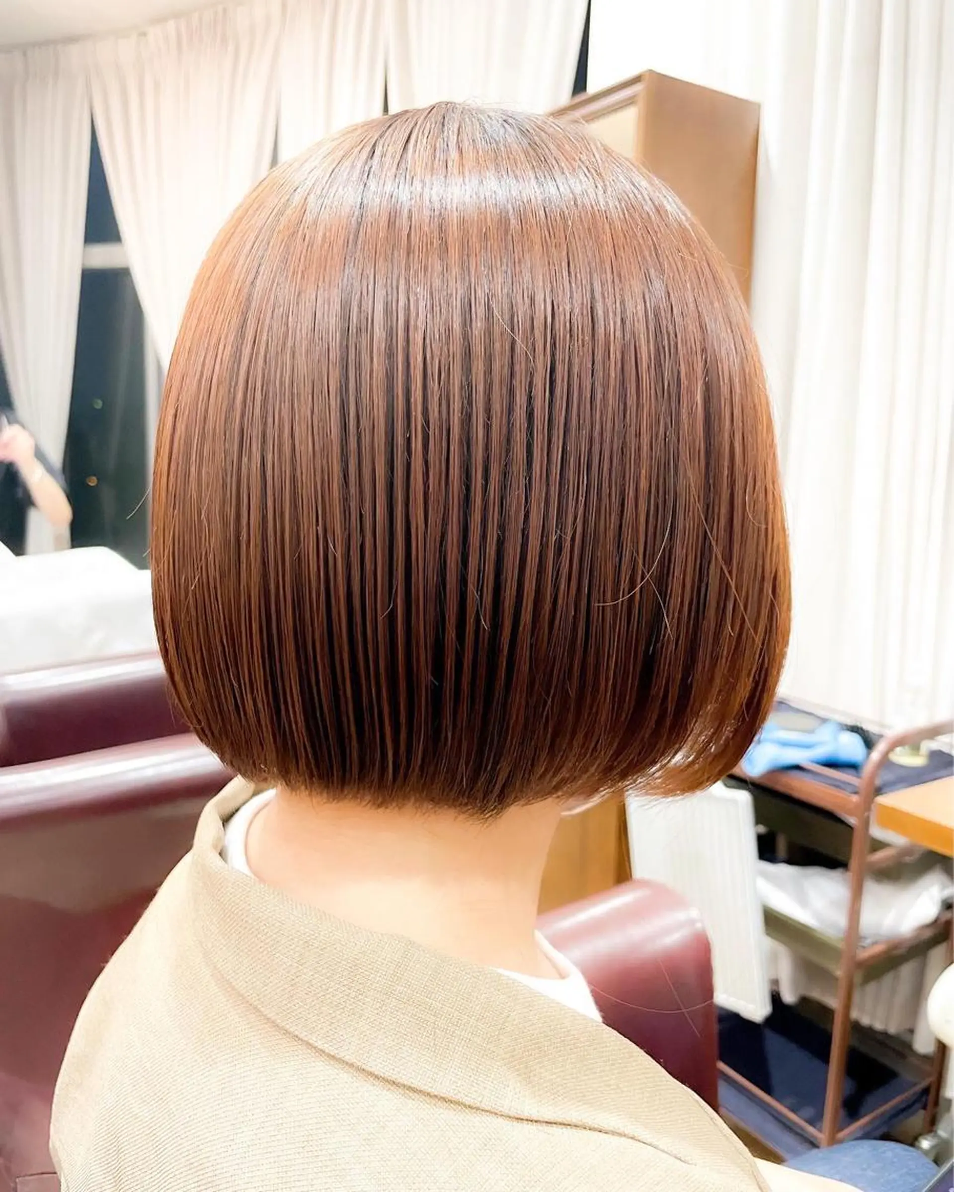 ミディアム 髪質改善 縮毛矯正 樽見 怜のヘアスタイル