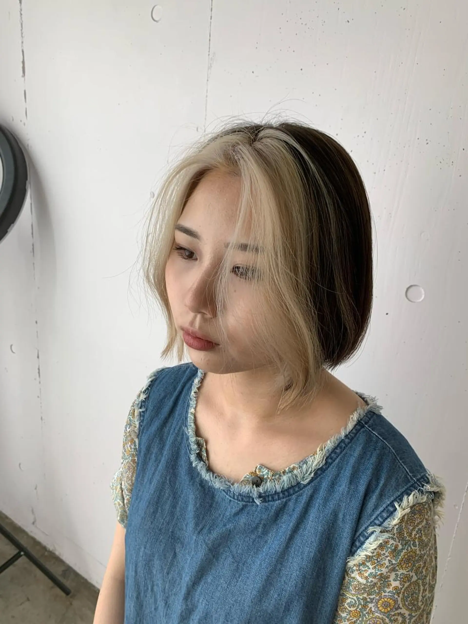 ミディアム カラー カット ヘアカラー トリートメント ally hairsalon所属・Emi .のヘアスタイル