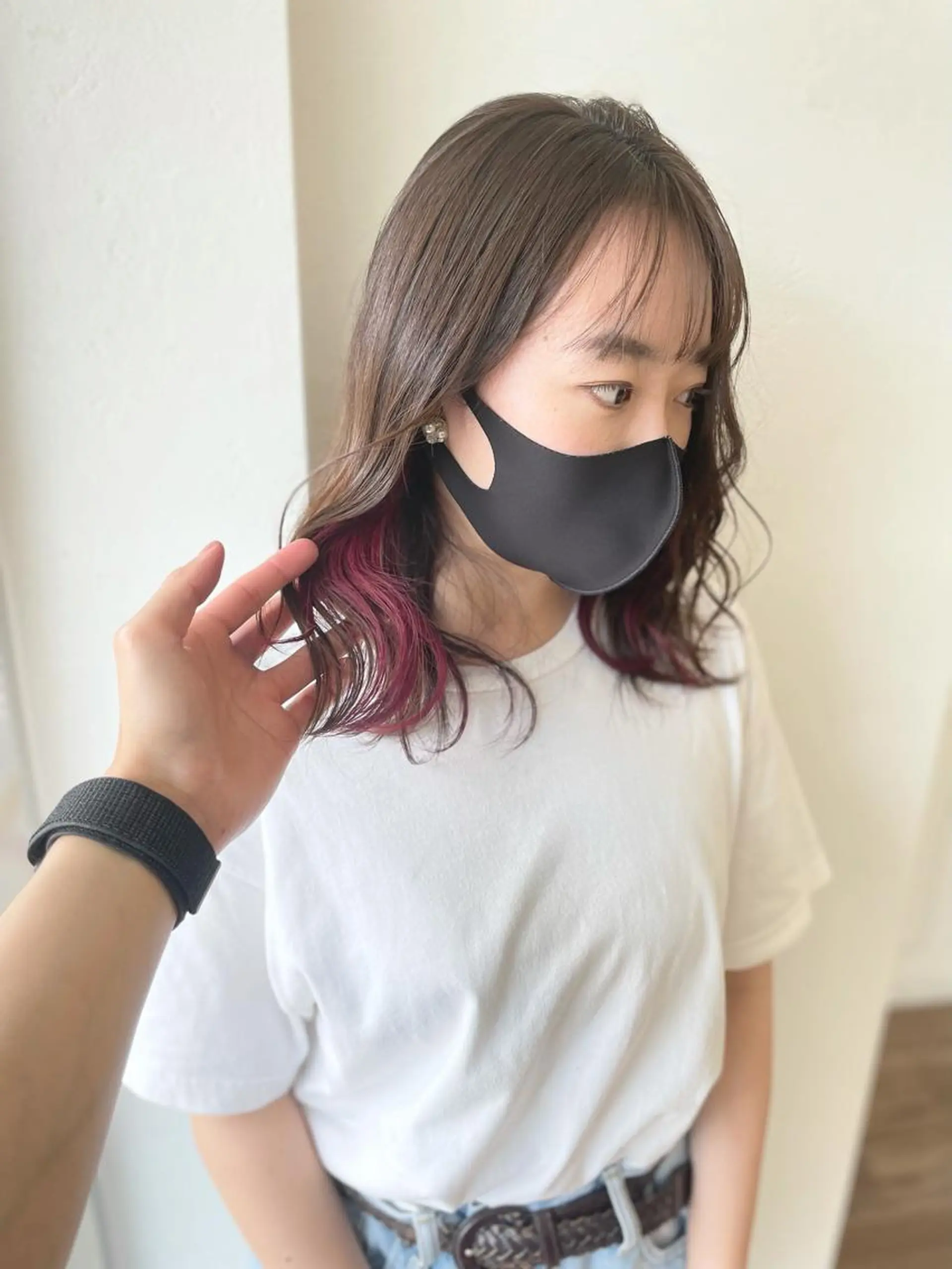 ミディアム カラー kahuli  hair Ulu 「カーフリヘアウル」所属・鎗田 健のヘアスタイル