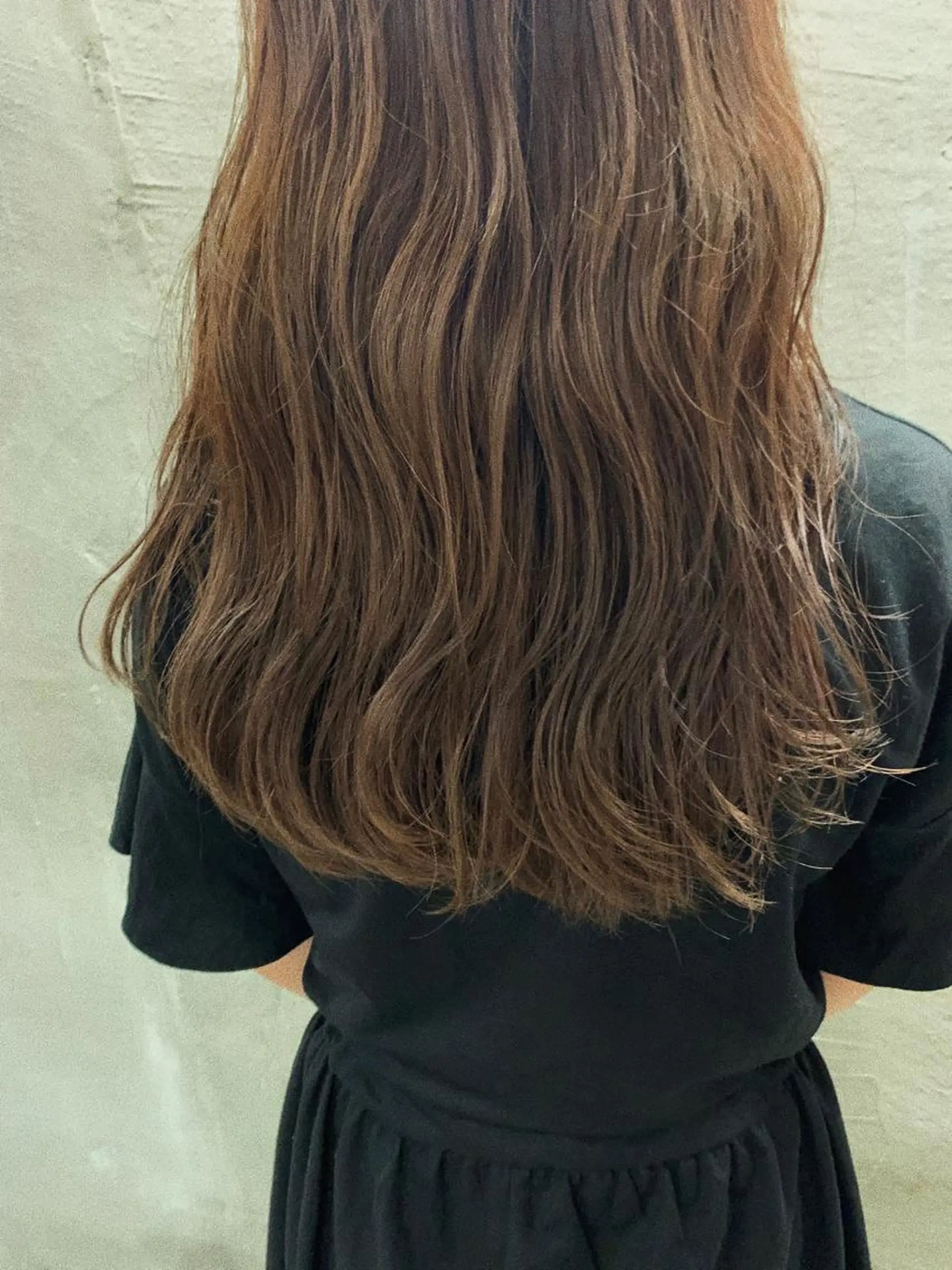 セミロング 似合わせカラー🫶 小川千波のヘアスタイル