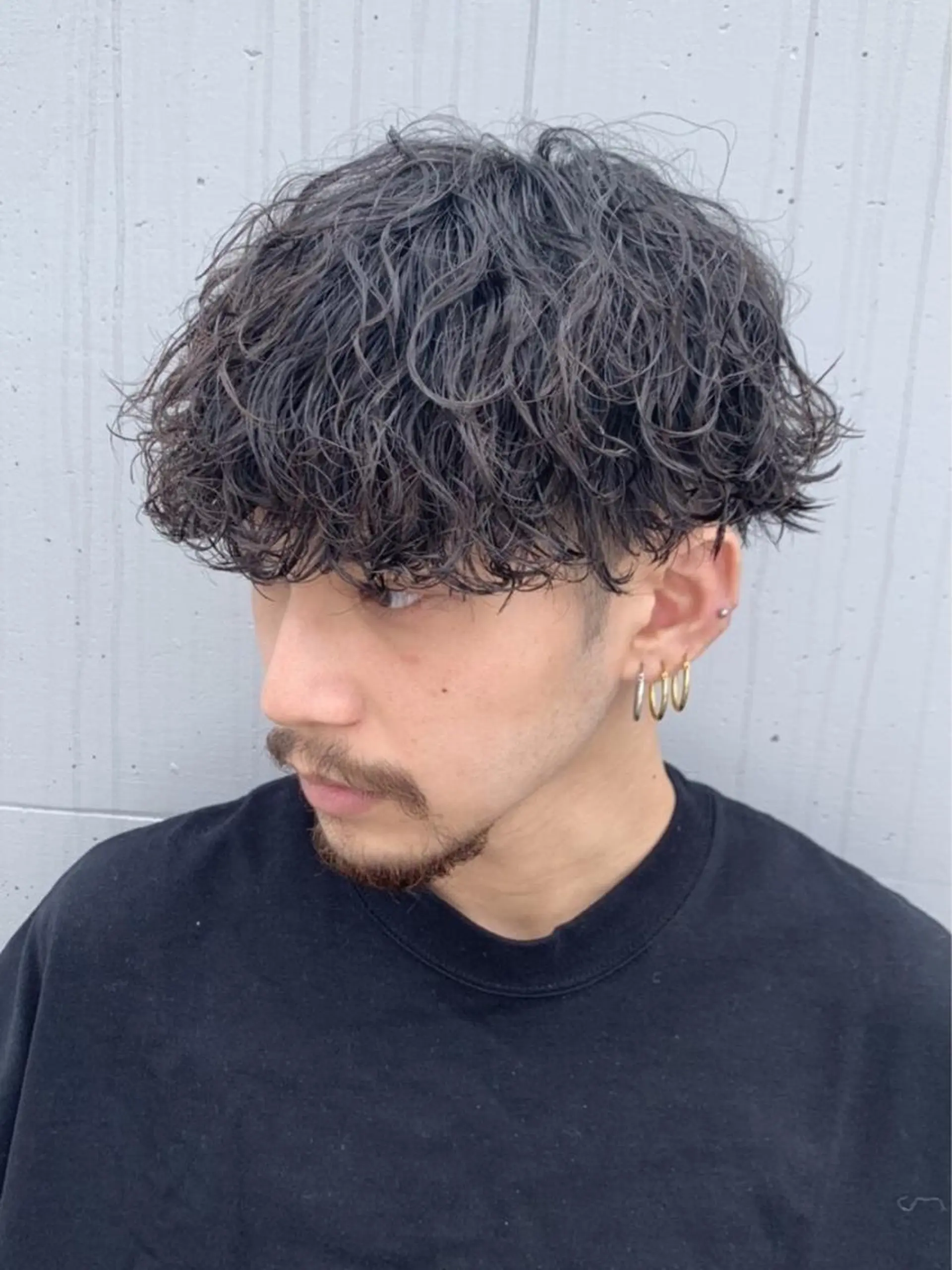 ショート パーマ メンズ メンズパーマ 波巻きパーマ fifth  SAKAE所属・SENTA✨メンズ パーマ✨fifth栄のヘアスタイル