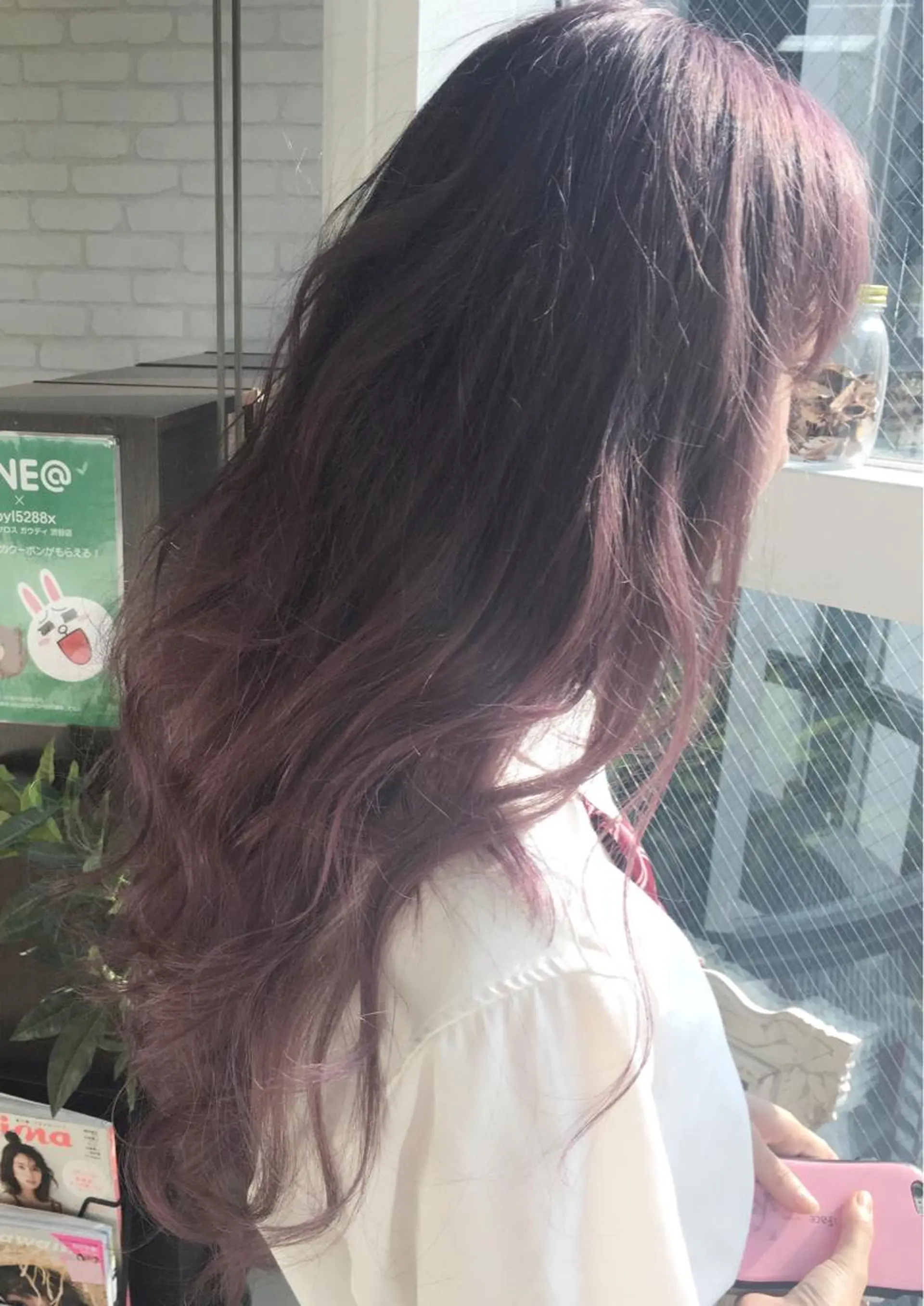 ロング カラー ヘアアレンジ エクステの神様 ▫️原島ユウヤ▫️のヘアスタイル