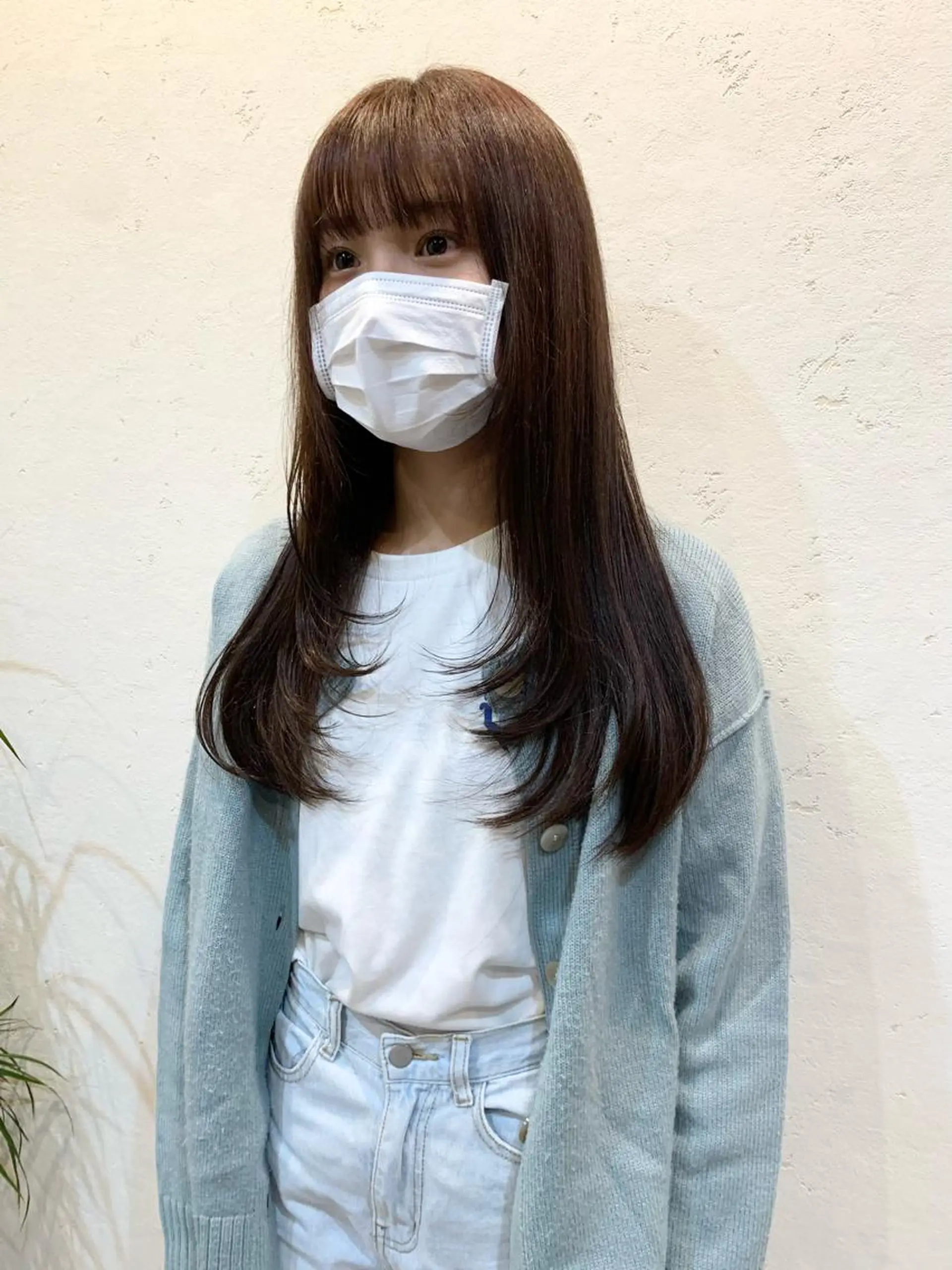 ロング レイヤーカット カット トリートメント 落合希 Olivebeigeのヘアスタイル